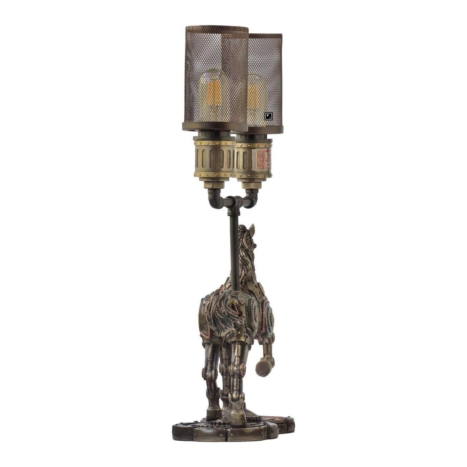 Desk Lamp with Trotting Horse | Lighting | Home Decor | Handcrafted