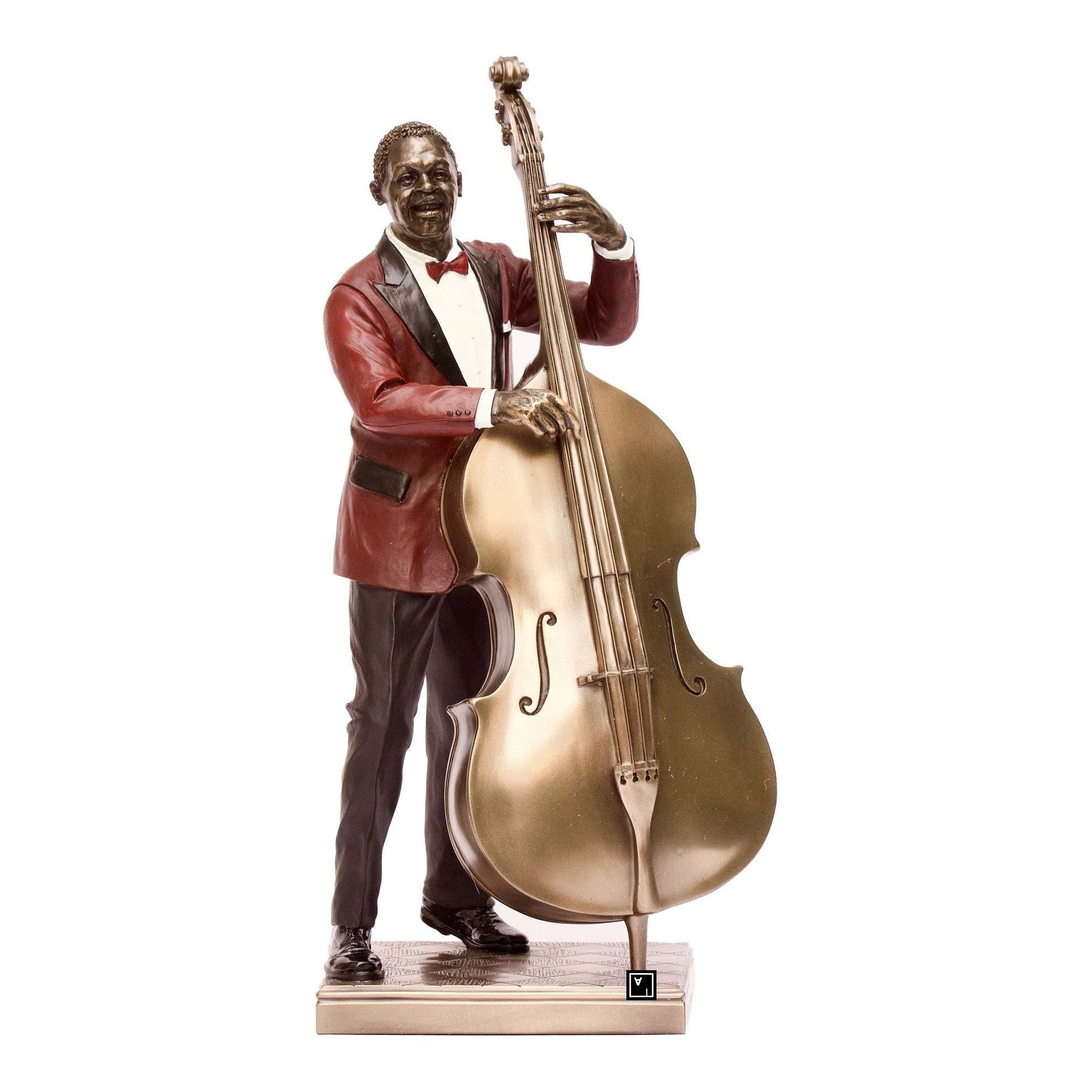 Double Bass Player | Figurines & Statues | Home Decor | Handcrafted