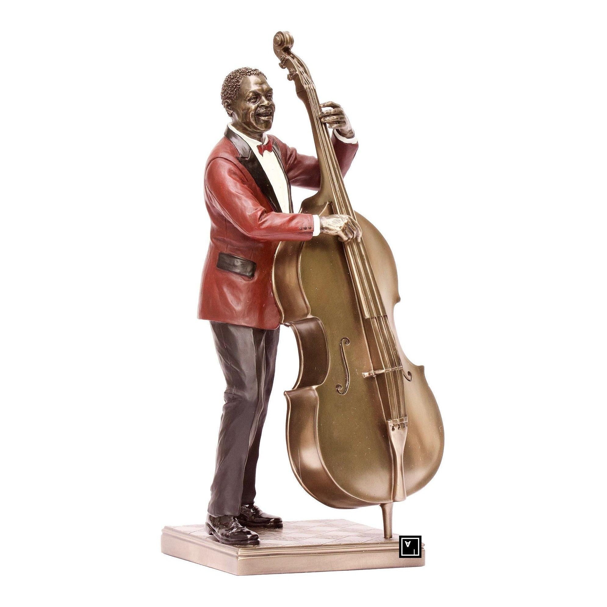 Double Bass Player | Figurines & Statues | Home Decor | Handcrafted