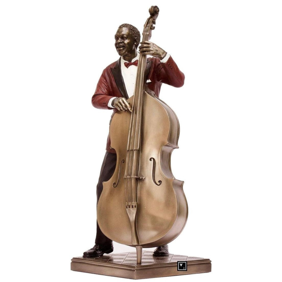 Double Bass Player | Figurines & Statues | Home Decor | Handcrafted