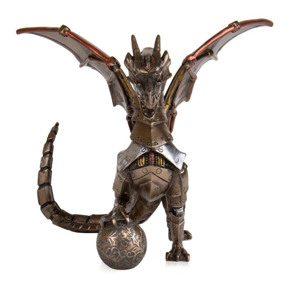 Dragon Holding Orb | Animal Sculptures | Home Decor | Handcrafted