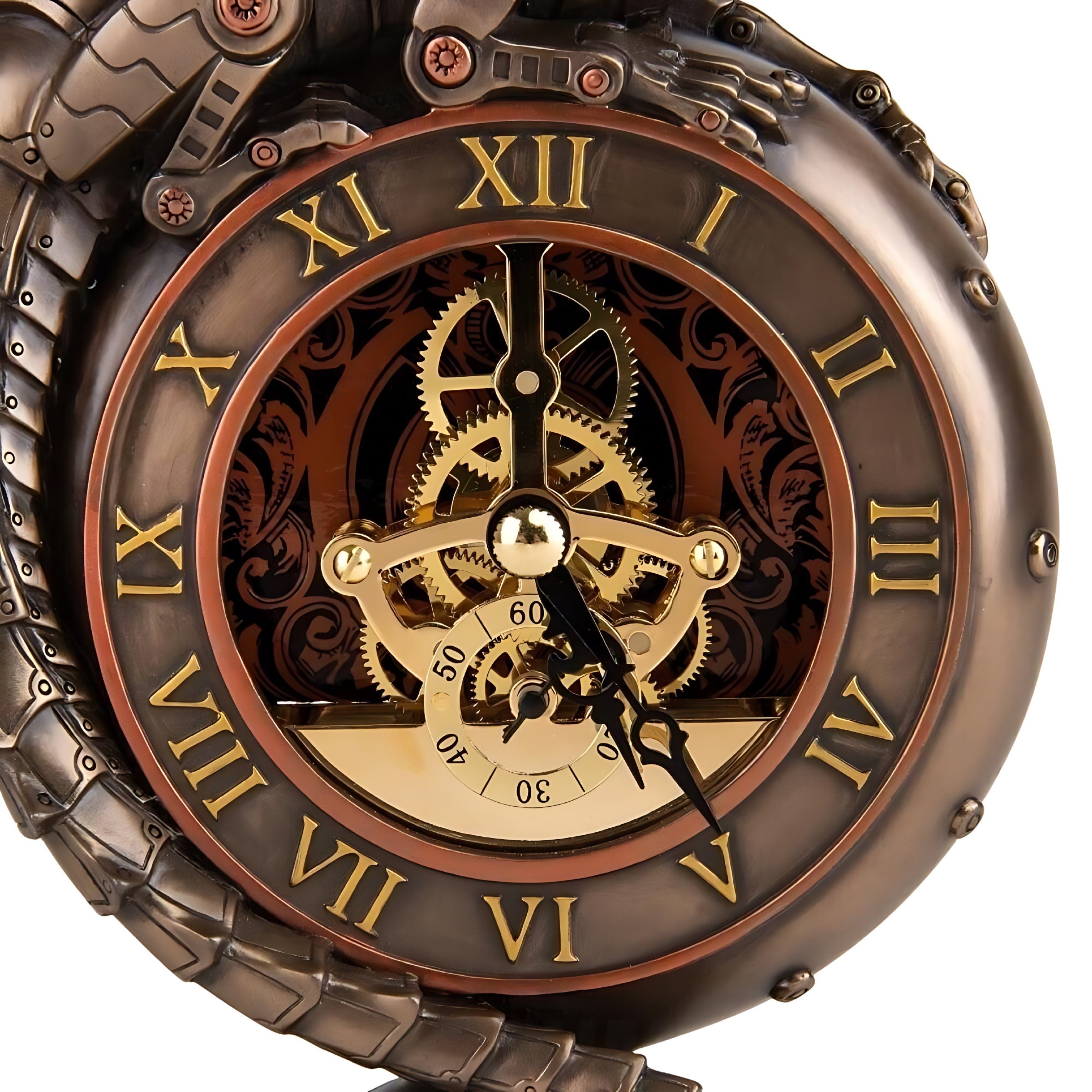 Dragon Mechanical mantel Clock | Clocks | Home Decor | Handcrafted