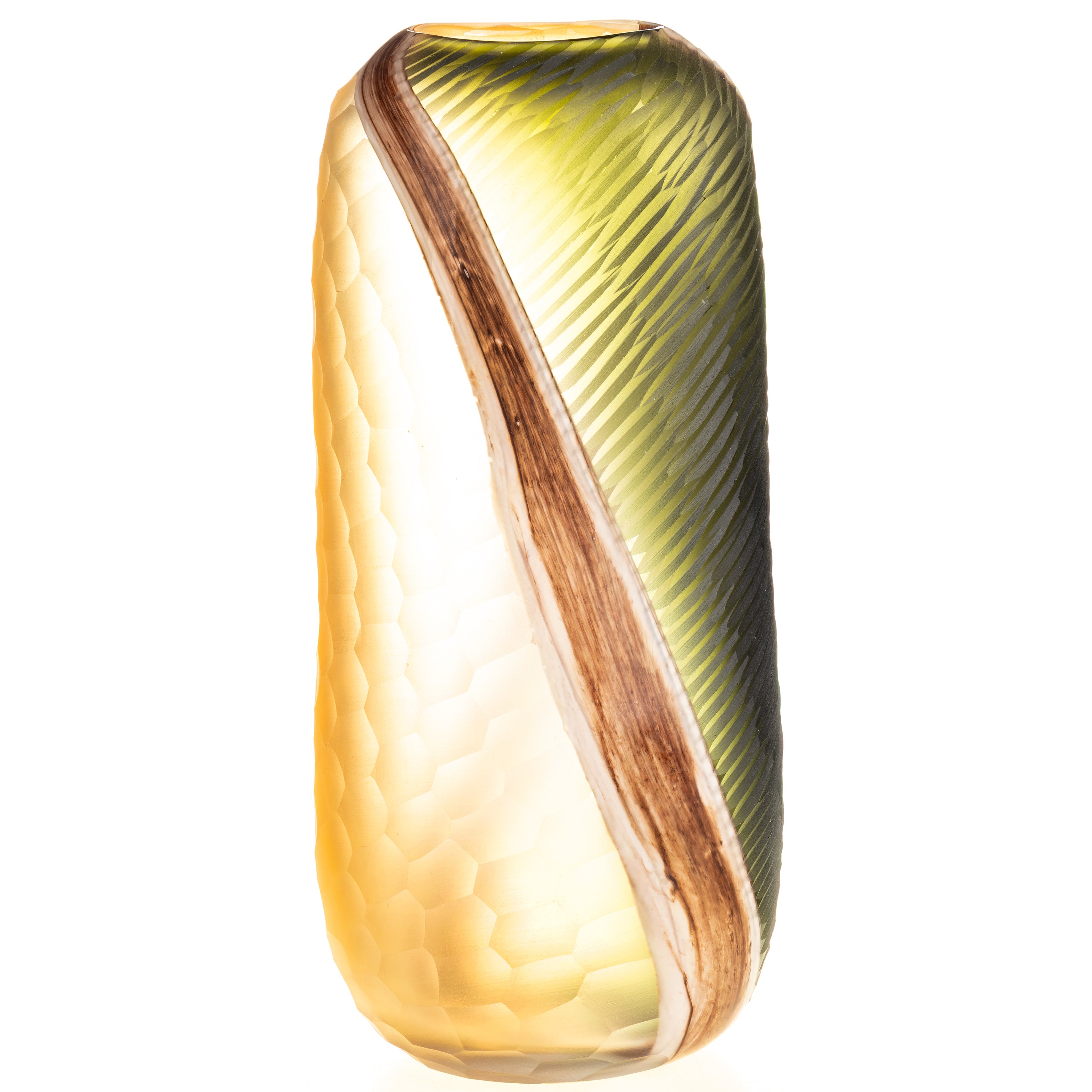 Hand-Cut Glass Vase – Crystal Style – view 3
