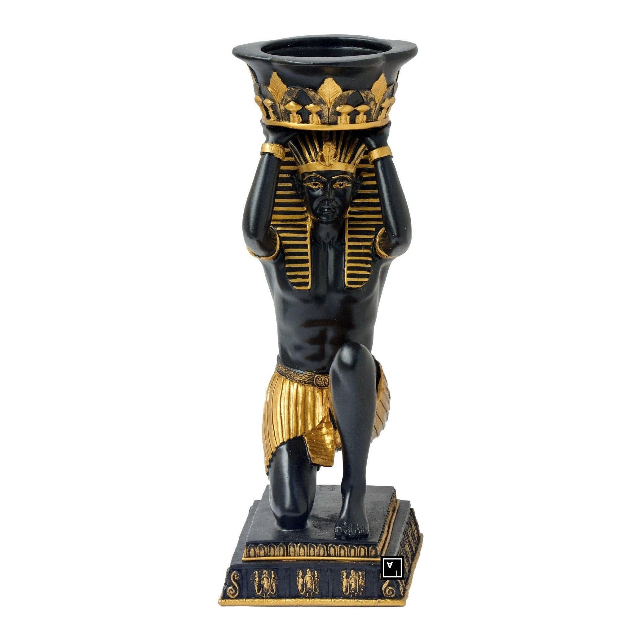 Egyptian Pharoah Candle Holder | Lighting | Home Decor | Handcrafted