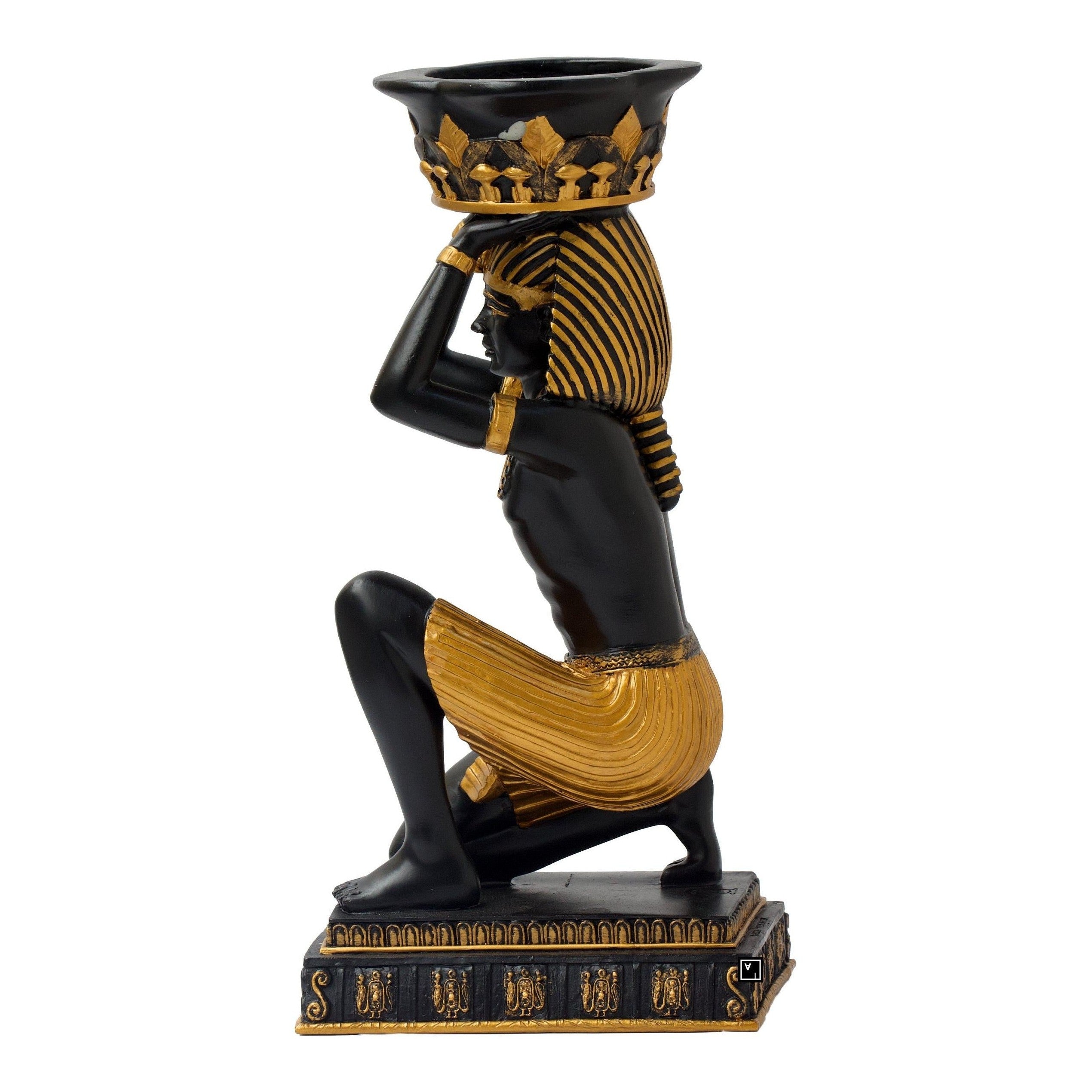 Egyptian Pharoah Candle Holder | Lighting | Home Decor | Handcrafted