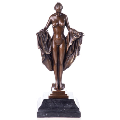 Elegant Nude Bronze Sculpture | Nude & Figurative Art | Home Decor