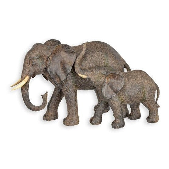 Elephant with Calf | Animal Sculptures | Home Decor | Handcrafted