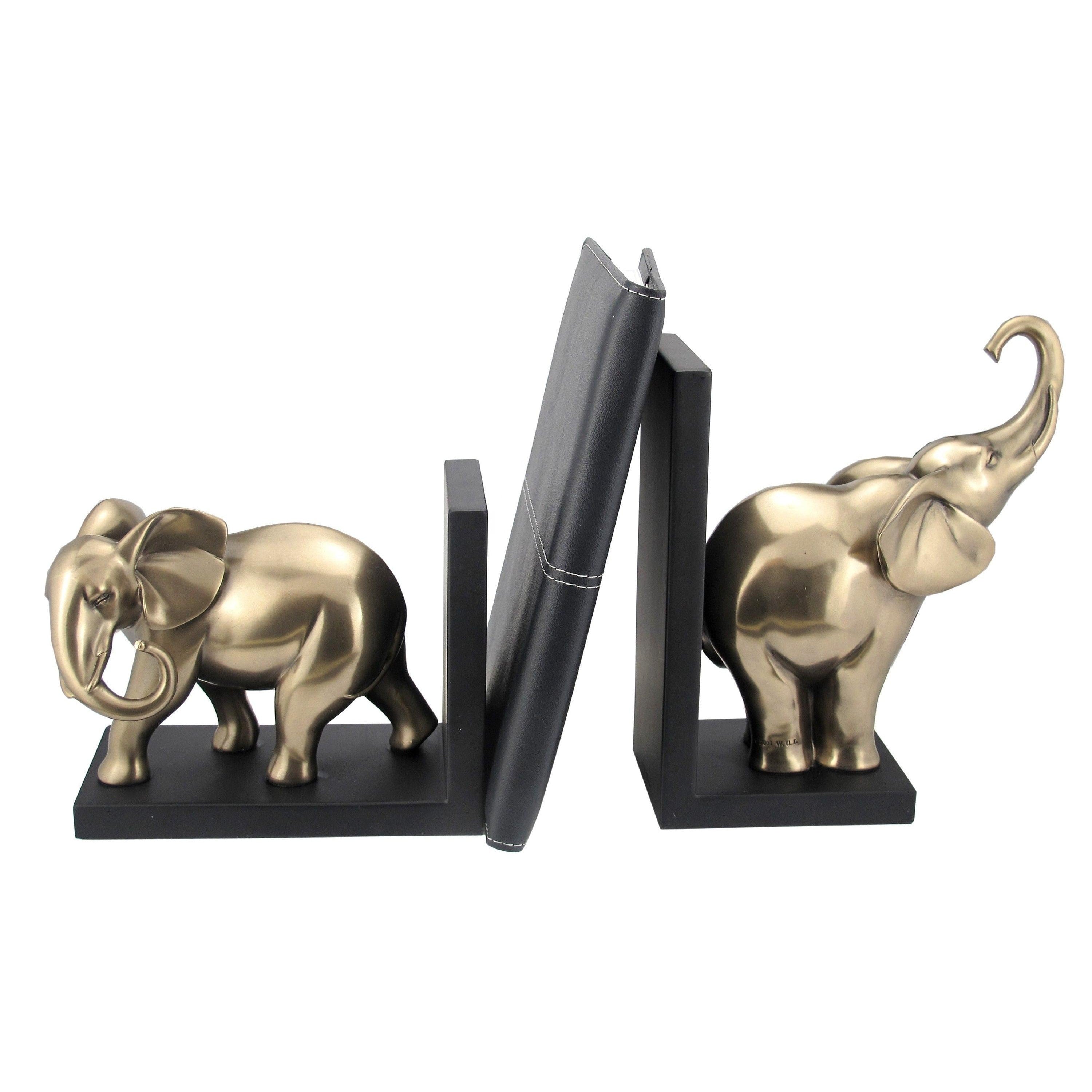 Elephants Bookend | Animal Sculptures | Home Decor | Handcrafted