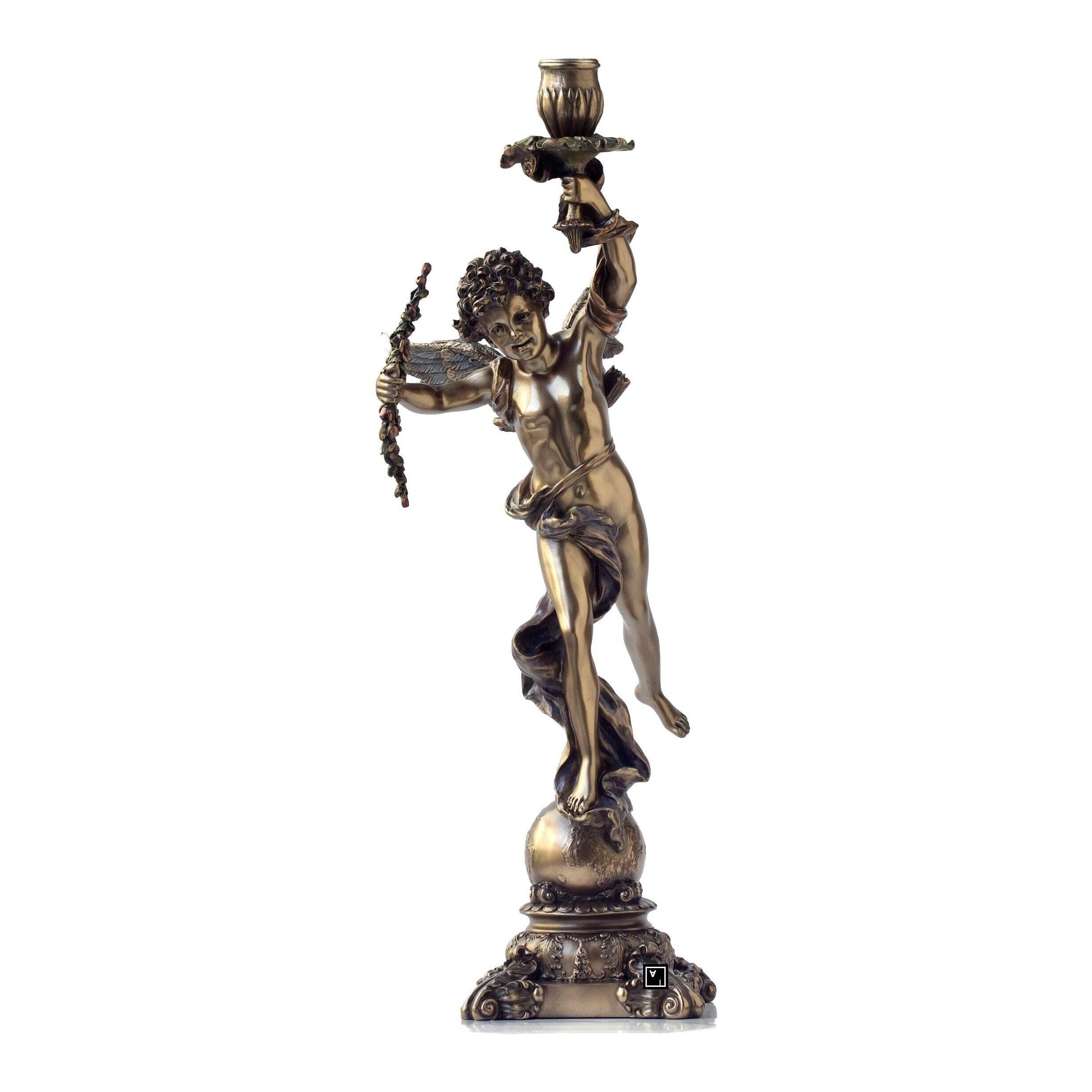 Eros Cupid Candle Holder | Lighting | Home Decor | Handcrafted