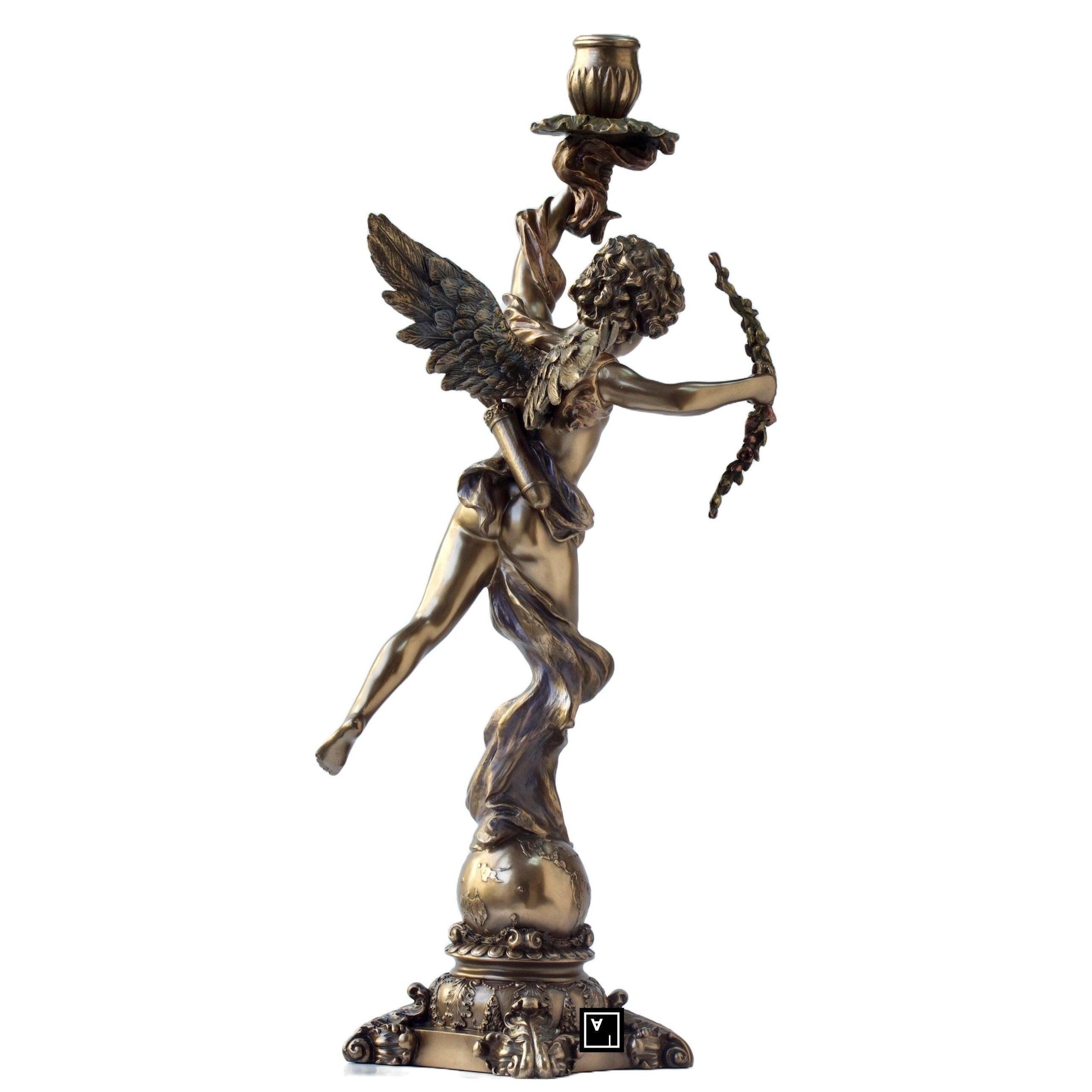 Eros Cupid Candle Holder | Lighting | Home Decor | Handcrafted