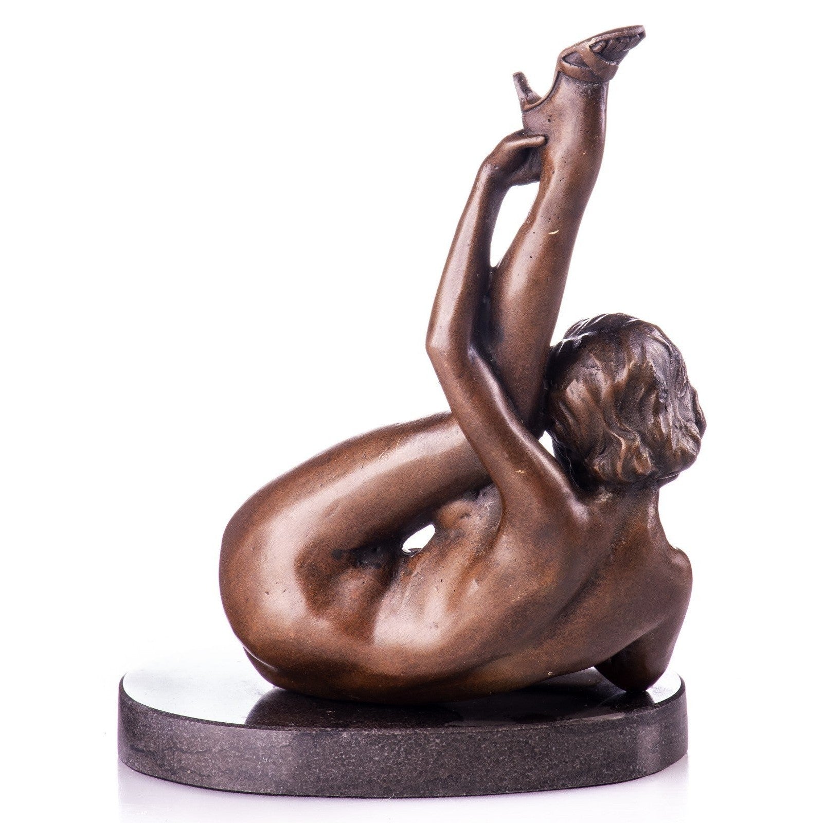 Erotic Cold Cast Bronze Pin-Up Girl Sculpture | Figurines & Statues