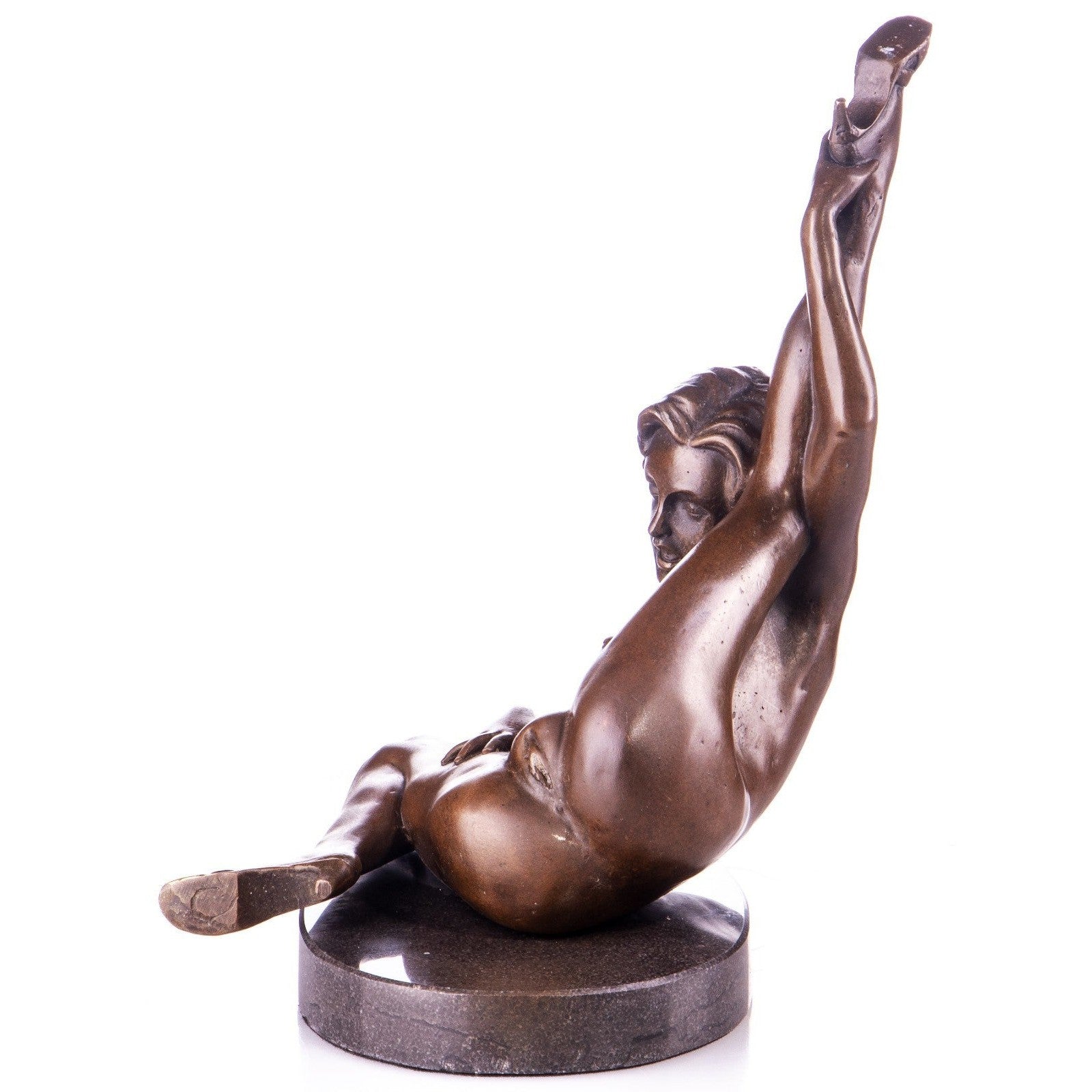 Erotic Cold Cast Bronze Pin-Up Girl Sculpture | Figurines & Statues