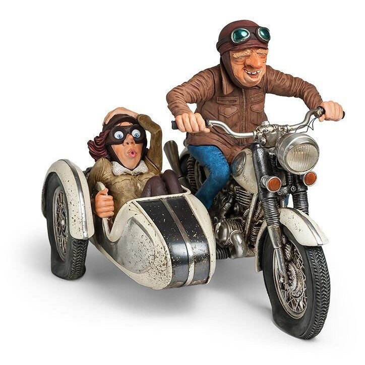 FO85087 Guilermo Forchino Motorcycle The Side Car Tour, Curios & Colle