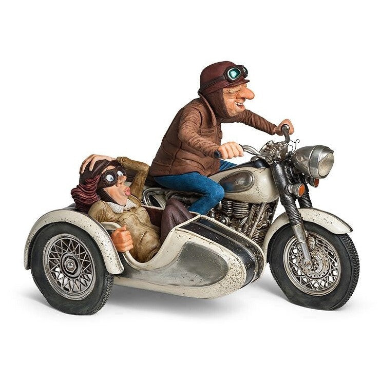 FO85087 Guilermo Forchino Motorcycle The Side Car Tour, Curios & Colle