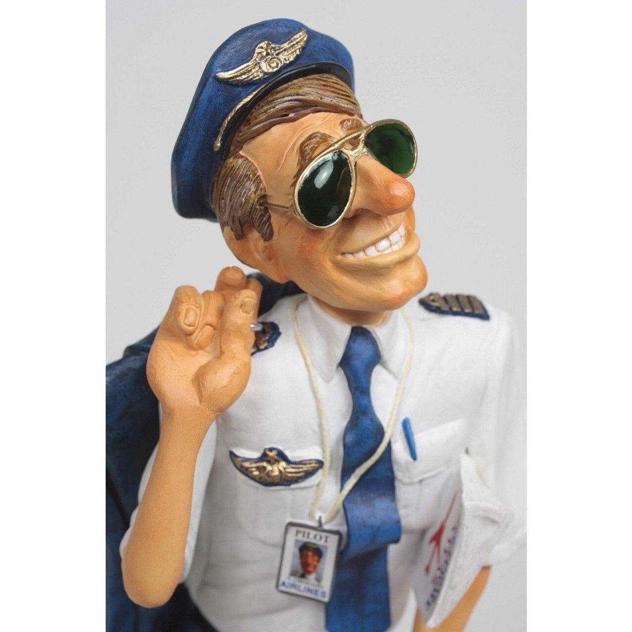 FO85523 Guilermo Forchino Large Pilot Figurine. Original