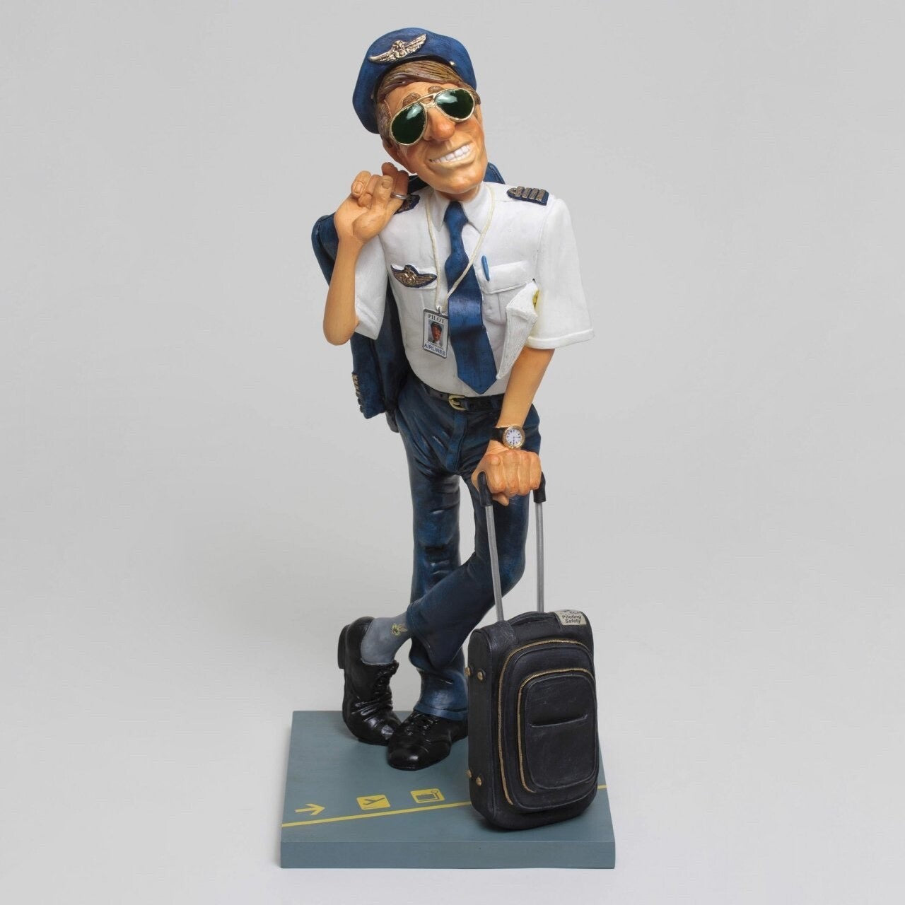 FO85523 Guilermo Forchino Large Pilot Figurine. Original