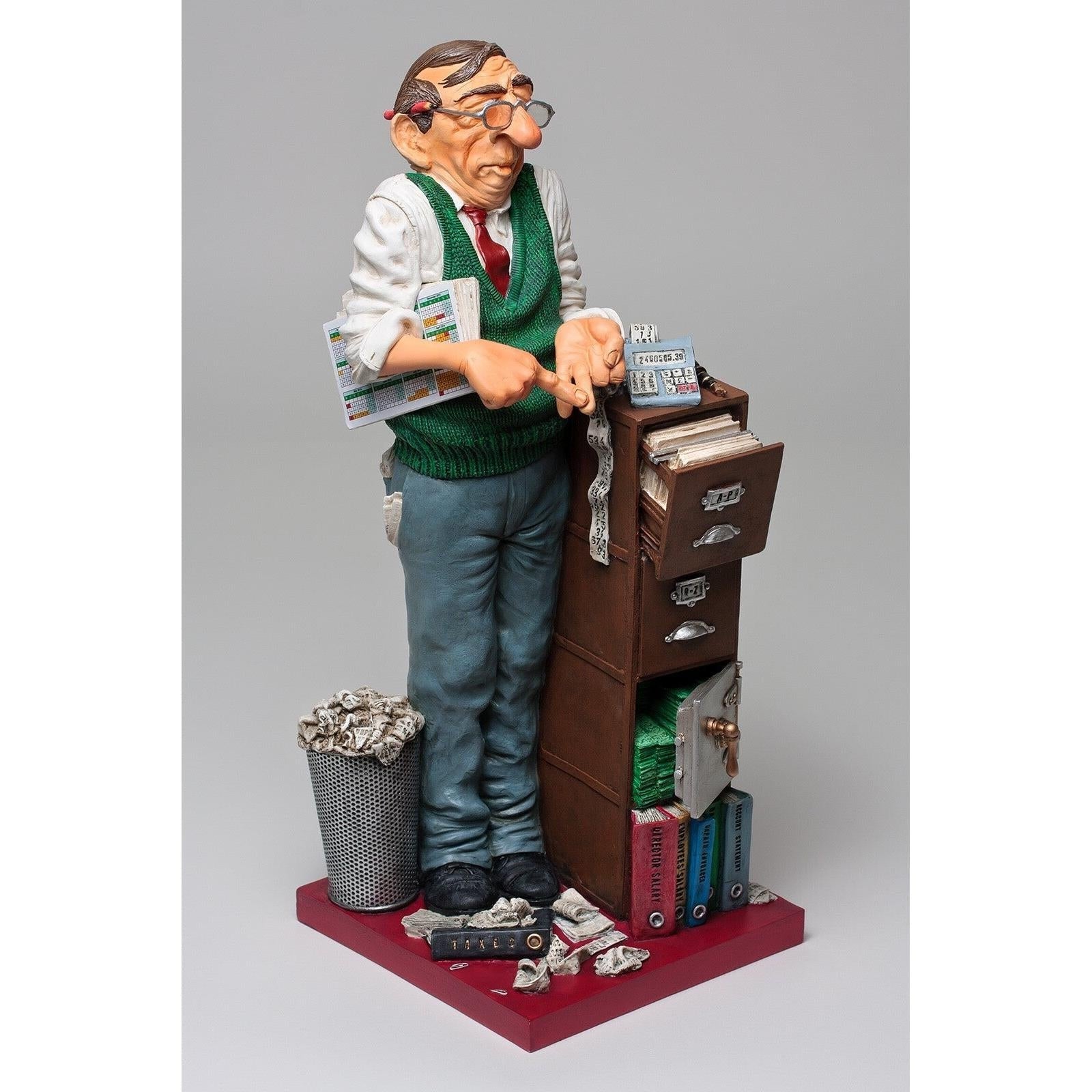 FO85536 Guillermo Forchino The Accountant | Curios & Collectibles