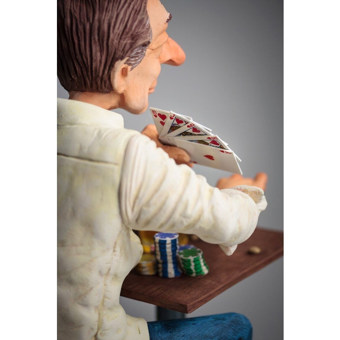 FO85545, The Poker Player Figurine | Figurines & Statues