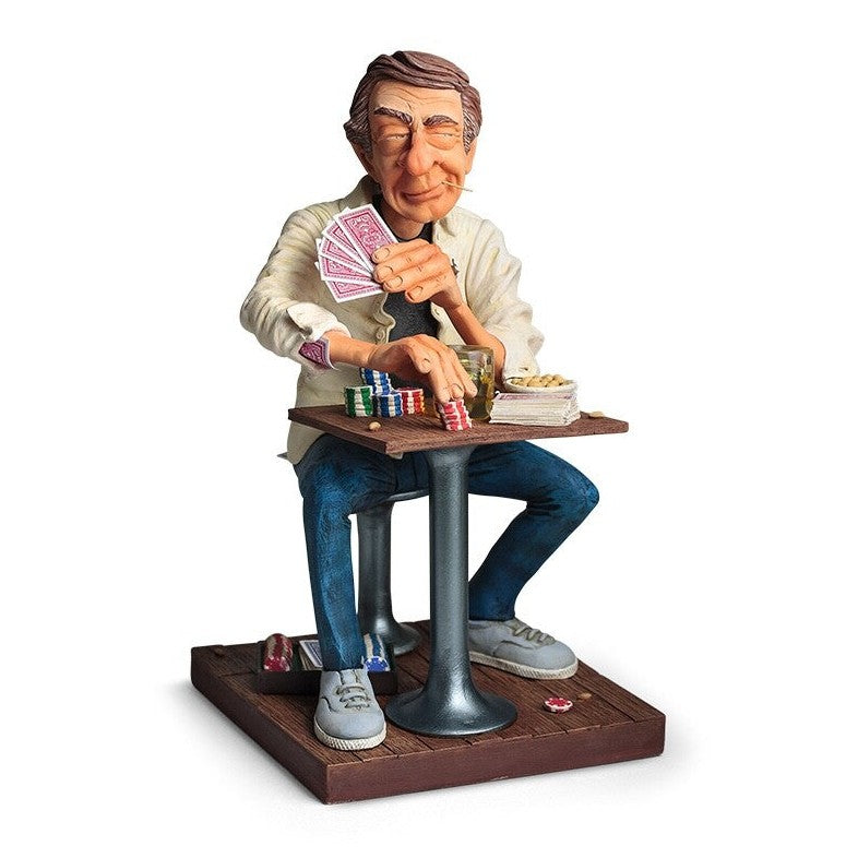 FO85545, The Poker Player Figurine | Figurines & Statues