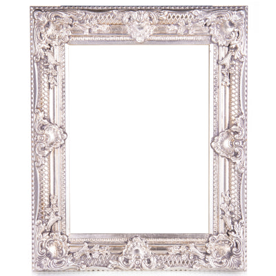 Wooden frame baroque silver | Handcrafted Wall Decor | Unique Home