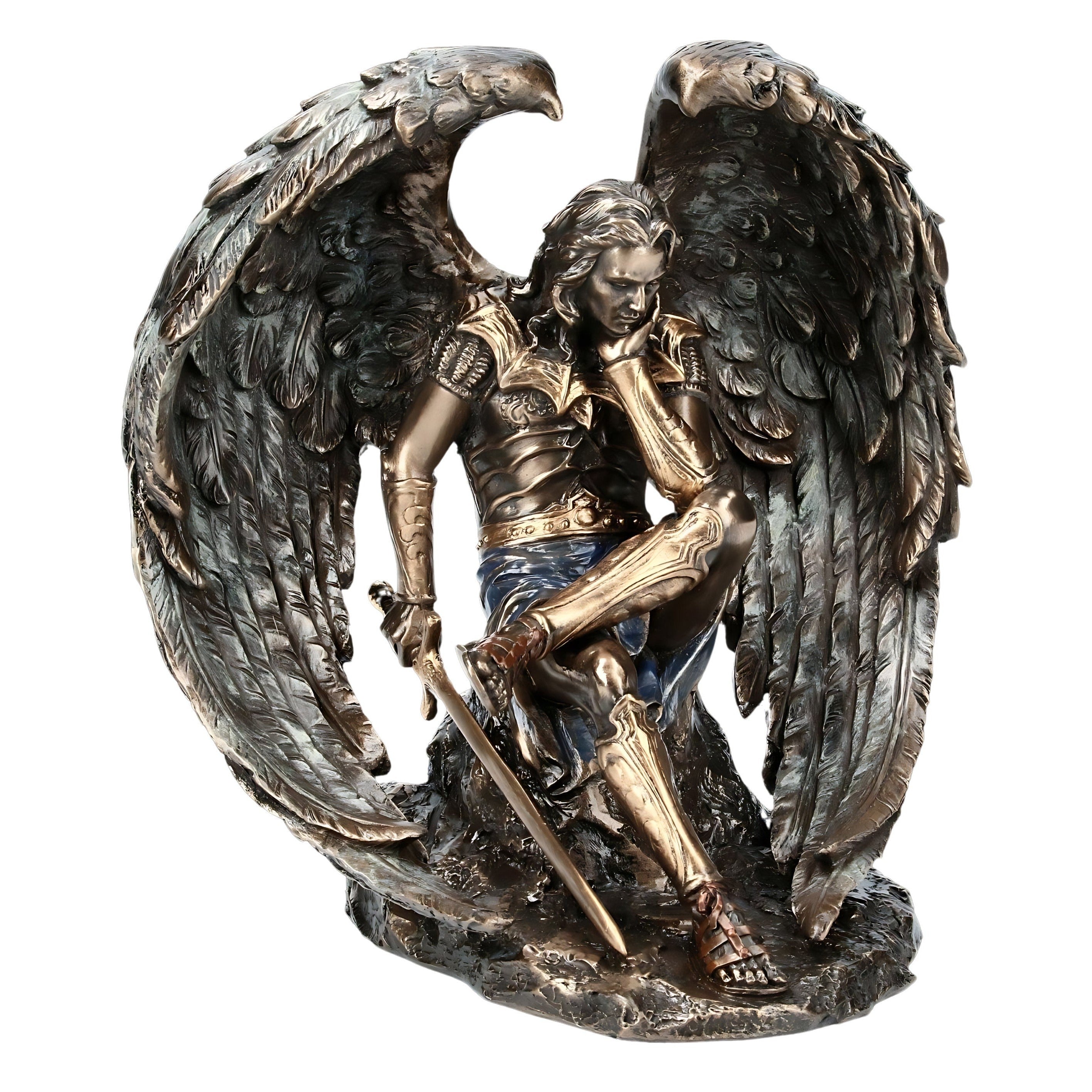 Fallen Winged Angel Lucifer | Mythology & Deity Sculptures