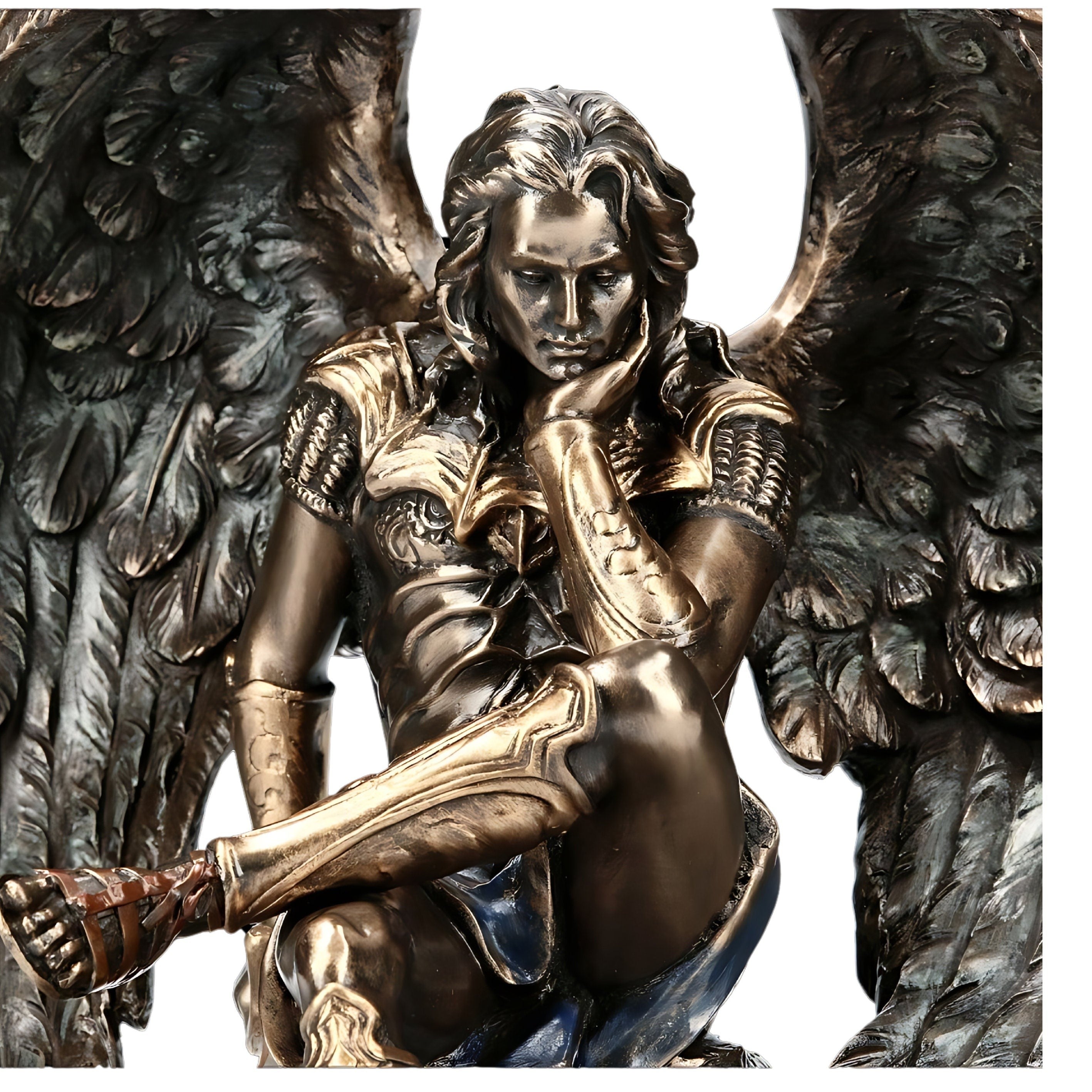 Fallen Winged Angel Lucifer | Mythology & Deity Sculptures