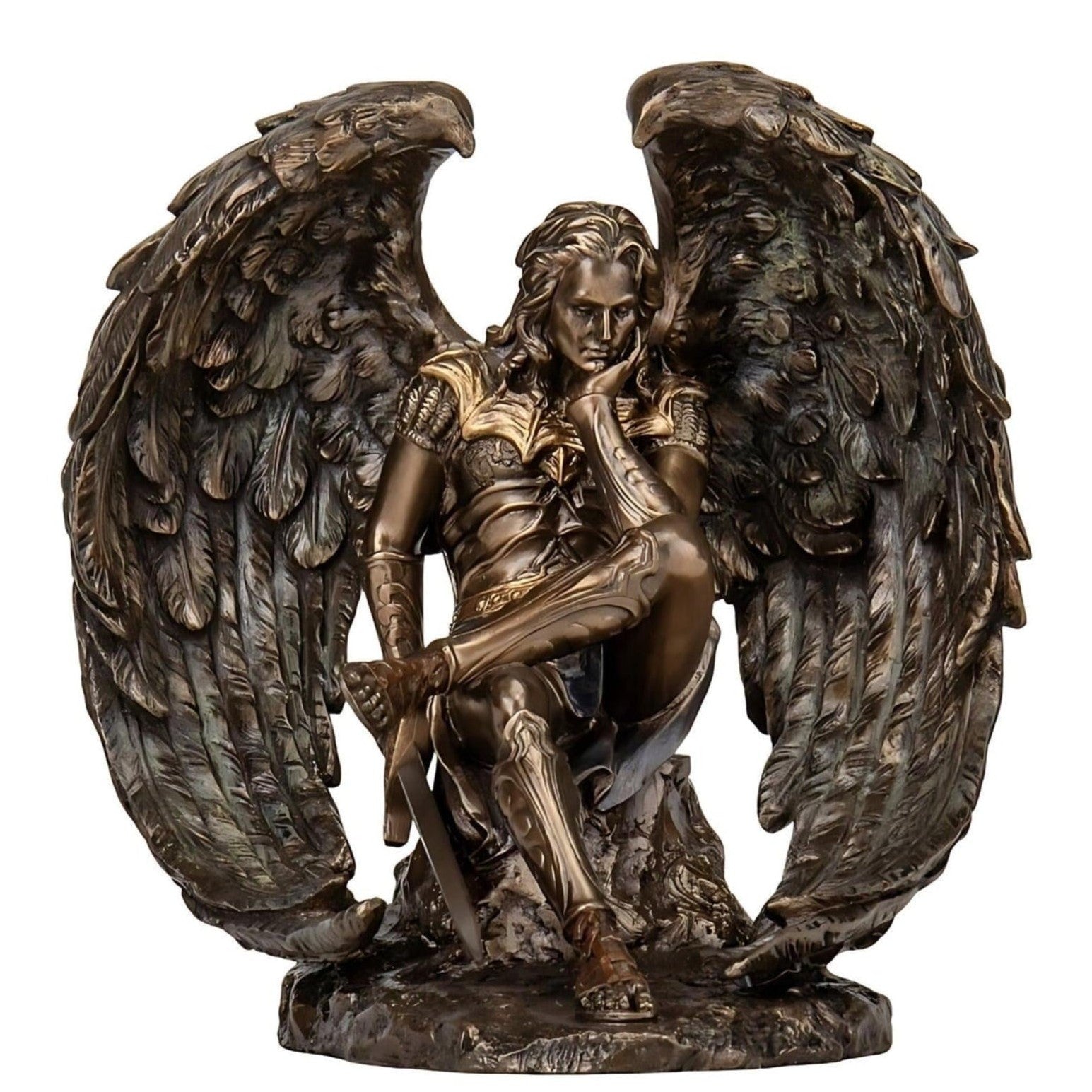 Fallen Winged Angel Lucifer | Mythology & Deity Sculptures