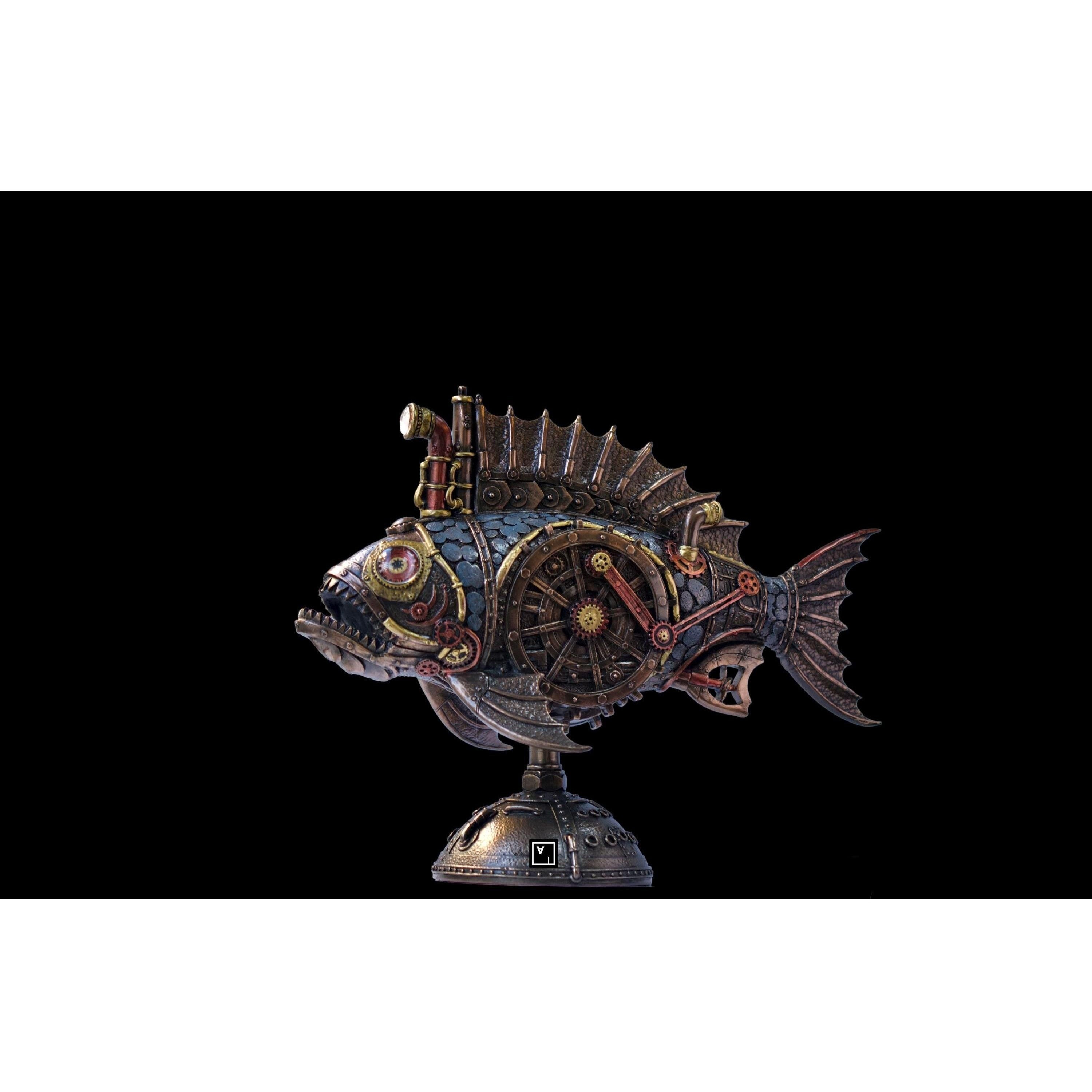 Fish Submarine Melanocetus Supero Duo | Animal Sculptures
