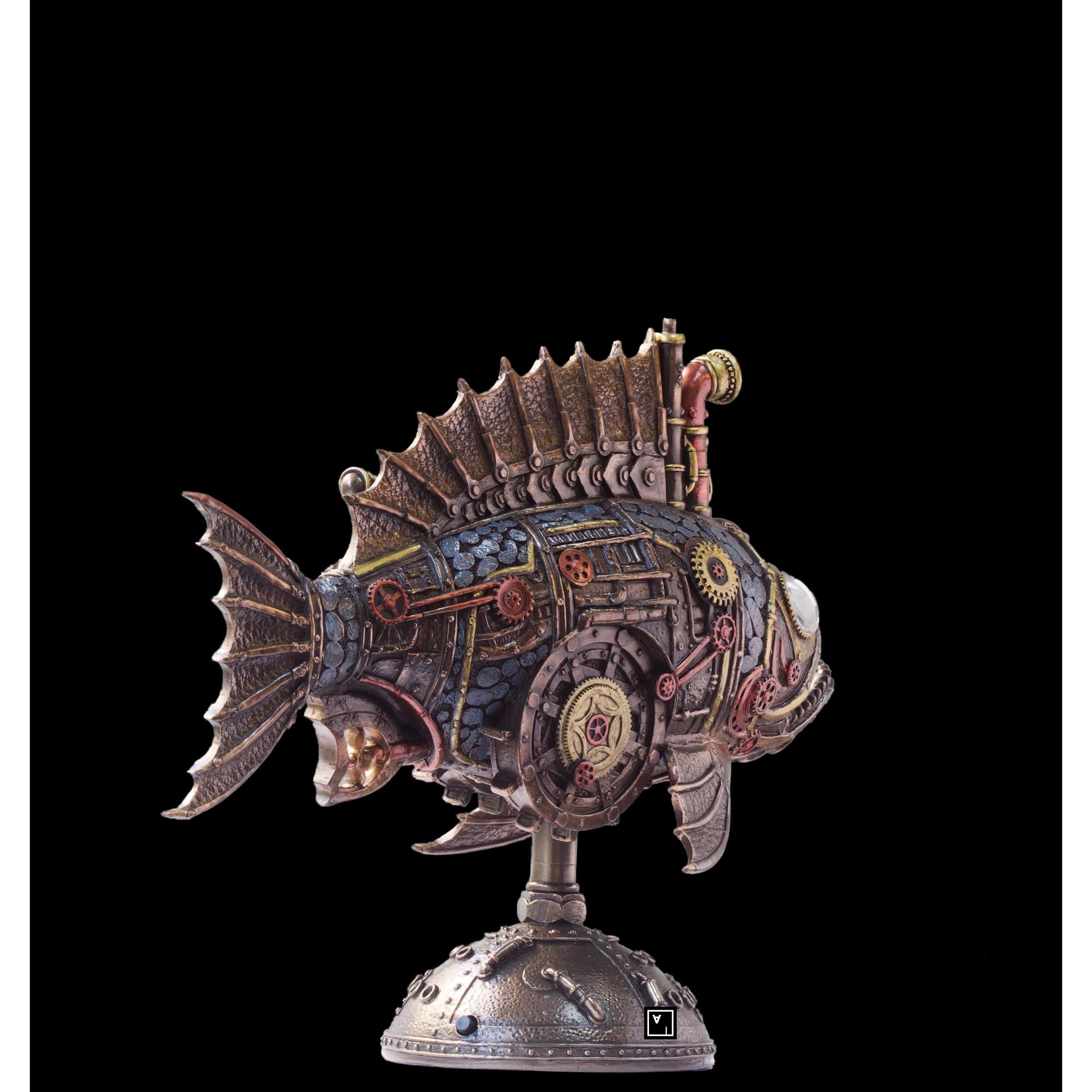 Fish Submarine Melanocetus Supero Duo | Animal Sculptures