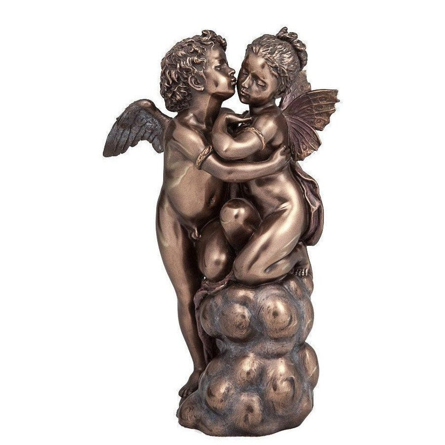 Fist kiss Eros Cupid Kissing | Mythology & Deity Sculptures