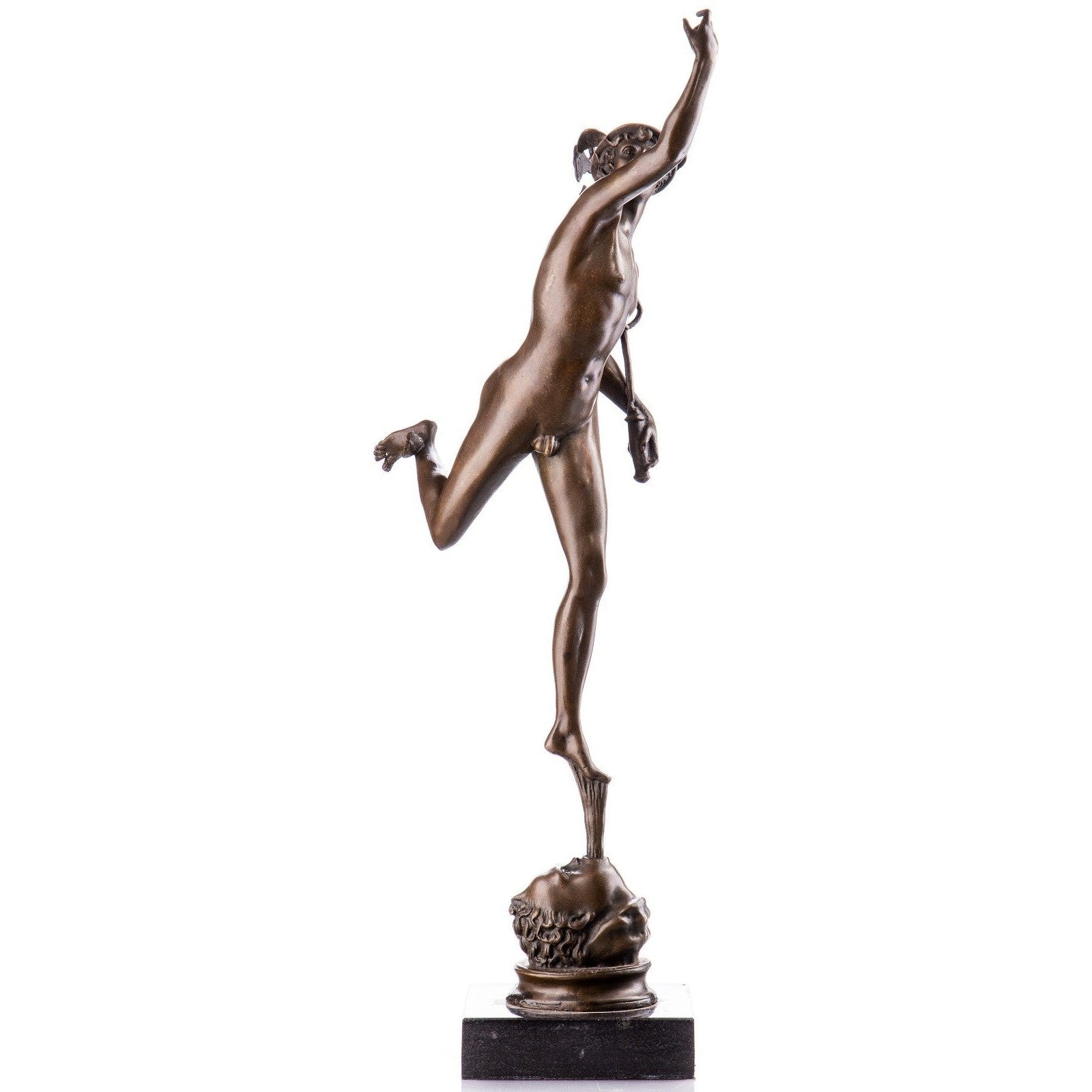 Flying Mercury Bronze Sculpture After Giambologna, Mythology & Deity S