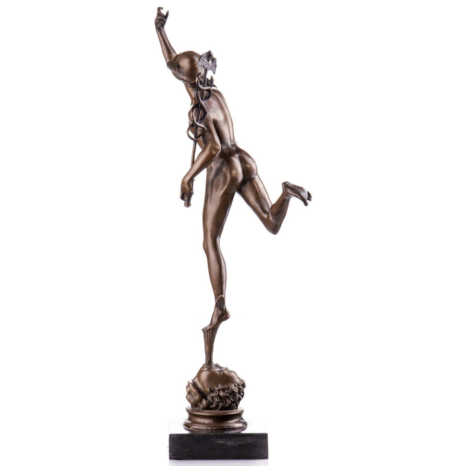 Flying Mercury Bronze Sculpture After Giambologna, Mythology & Deity S
