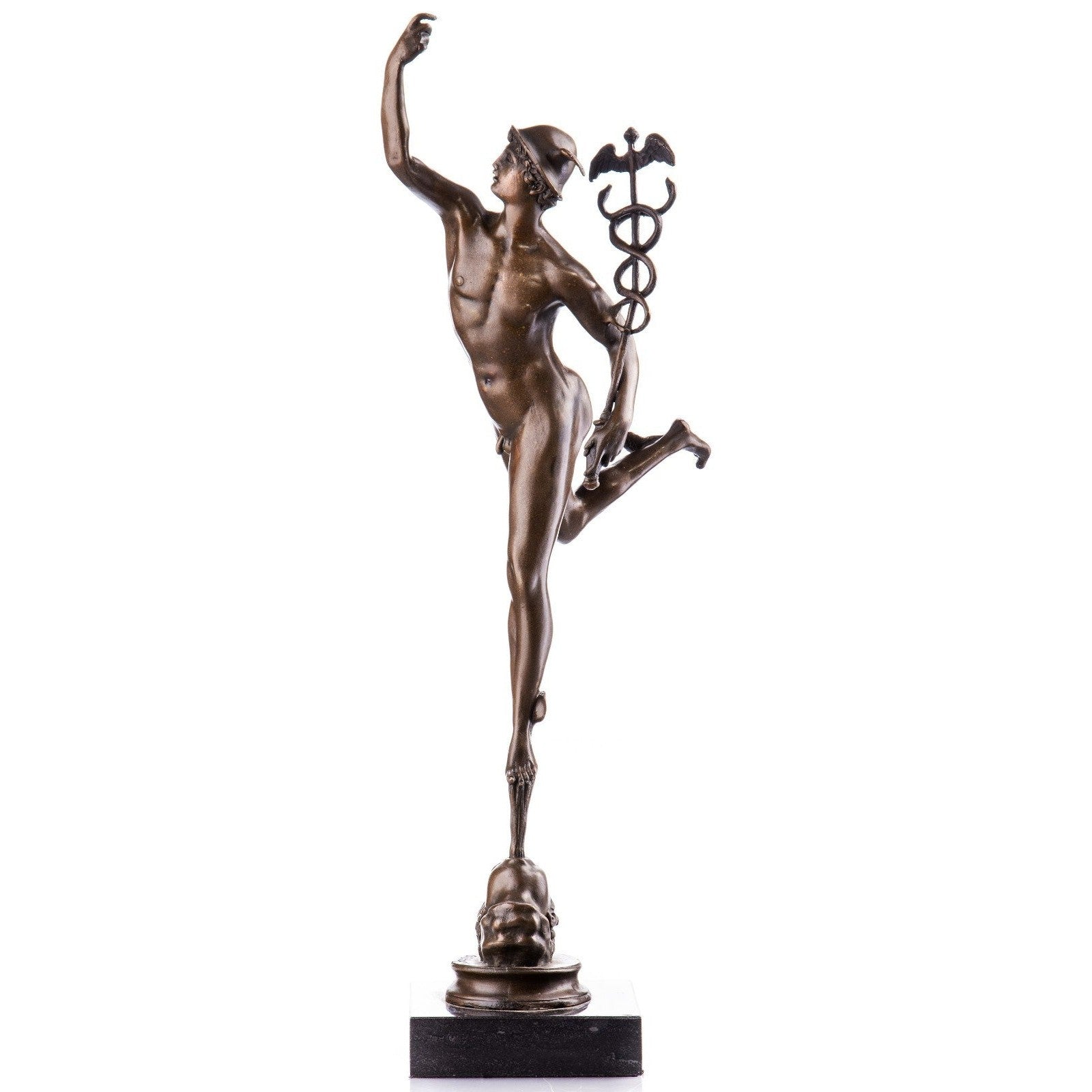 Flying Mercury Bronze Sculpture After Giambologna, Mythology & Deity S