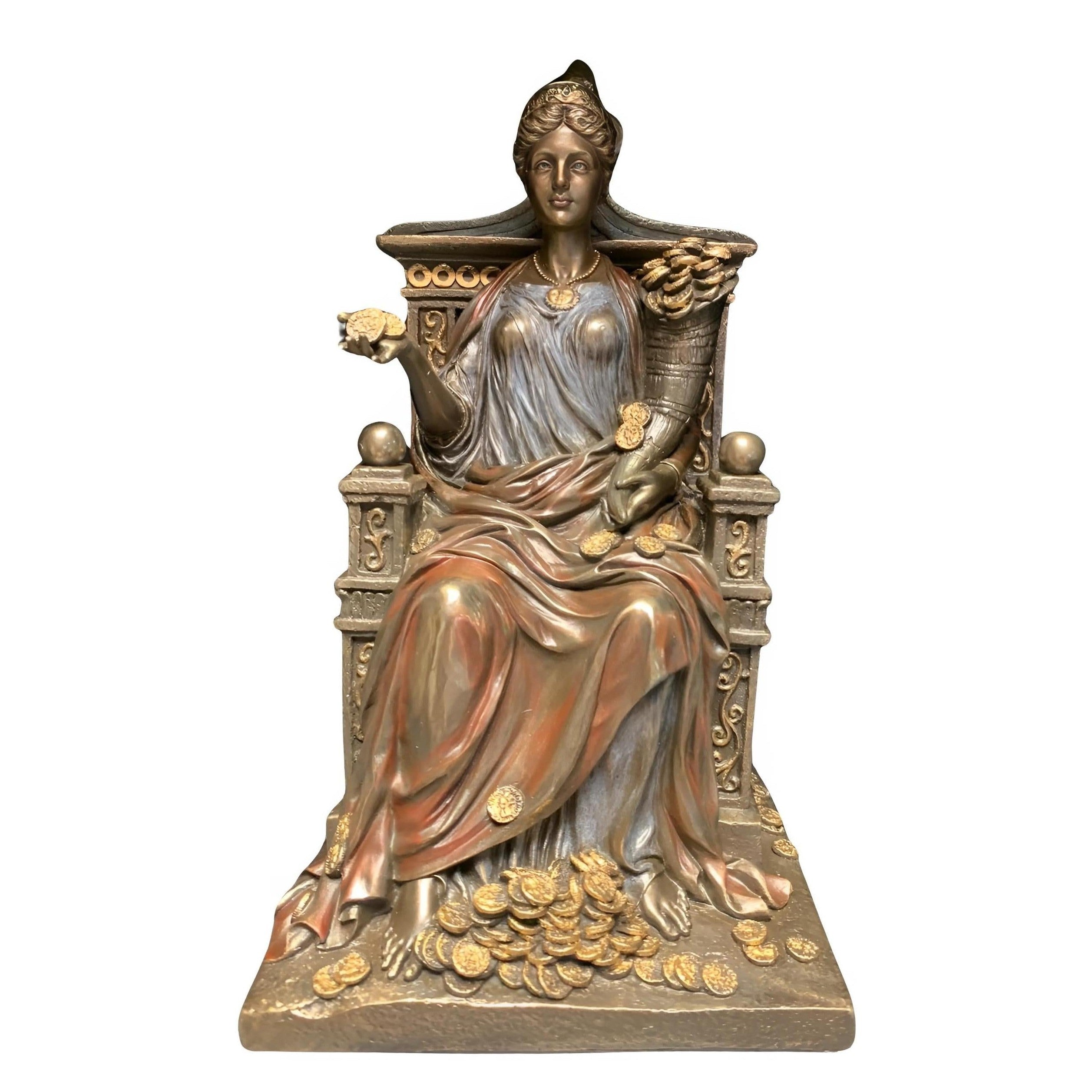 Fortune on Throne | Curios & Collectibles | Home Decor | Handcrafted