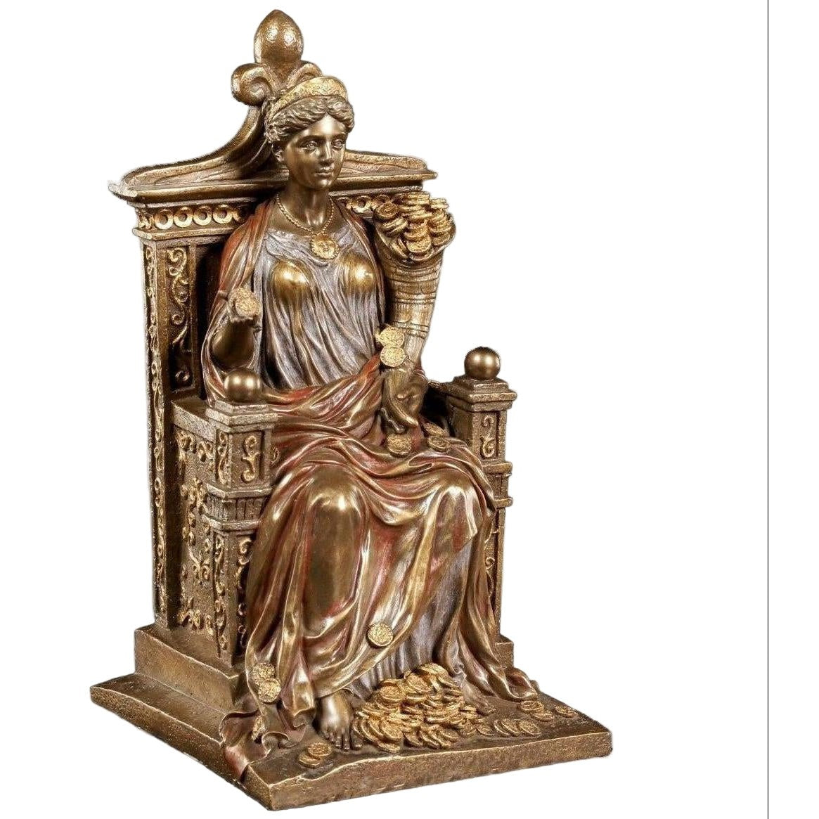 Fortune on Throne | Curios & Collectibles | Home Decor | Handcrafted
