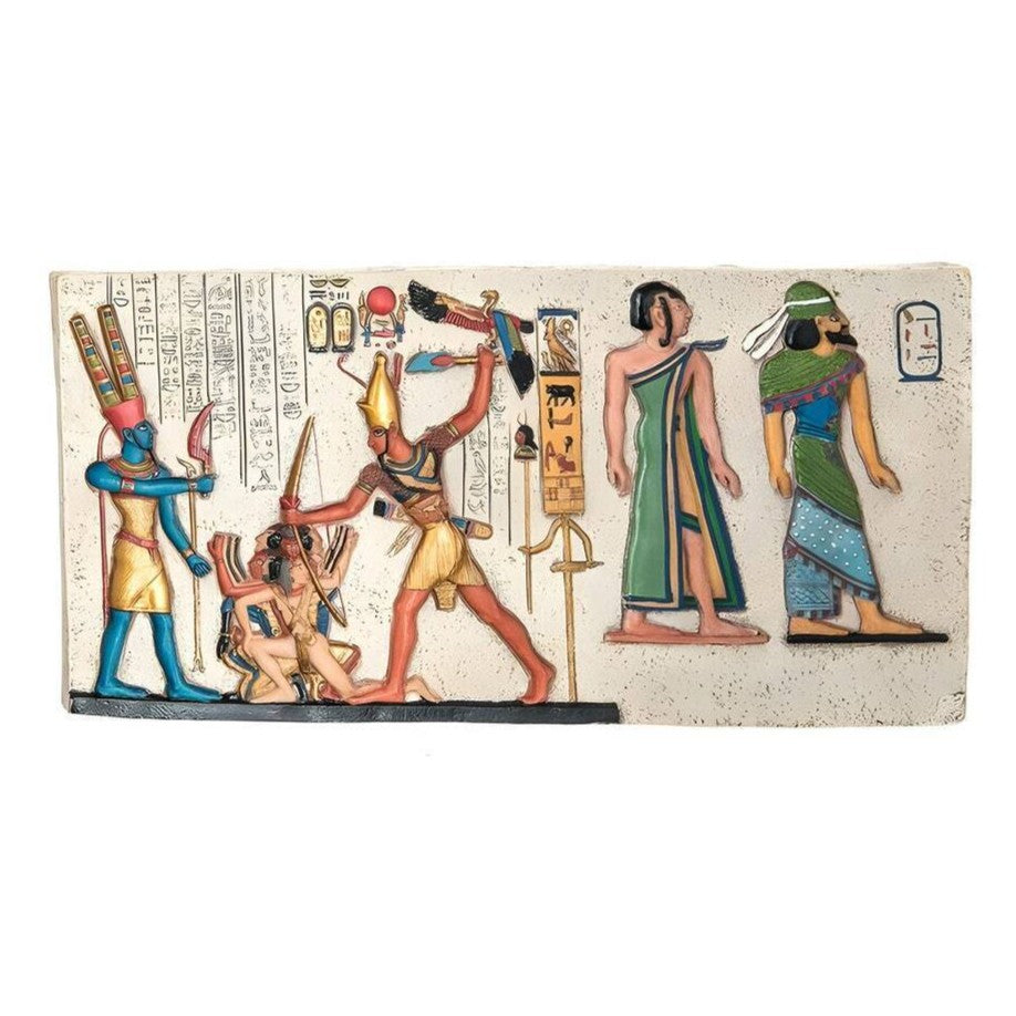 Fresco Pharaoh with a bow wall decor | Wall Plaques & Signs