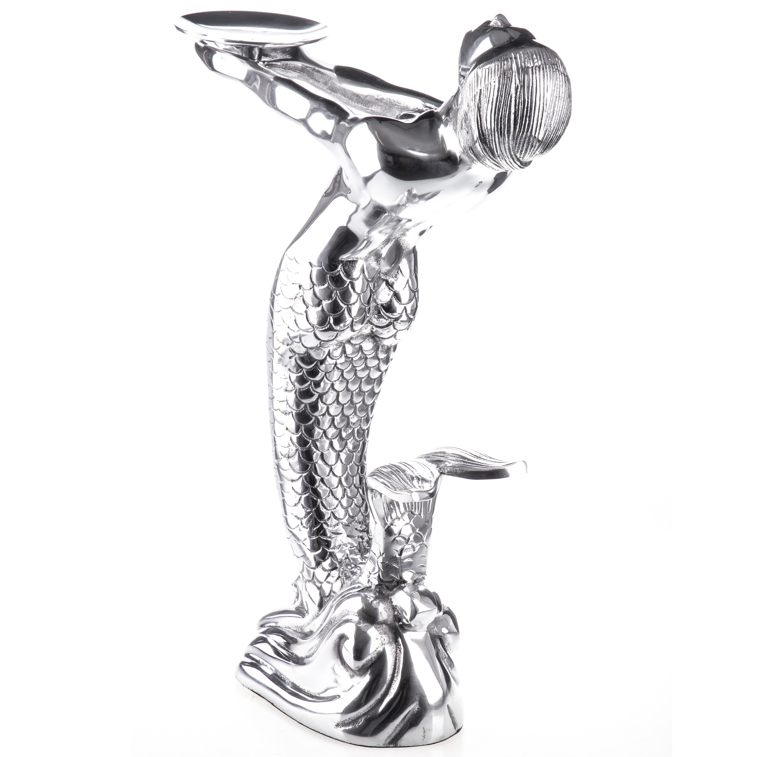 Aluminium Mermaid Wall Sculpture