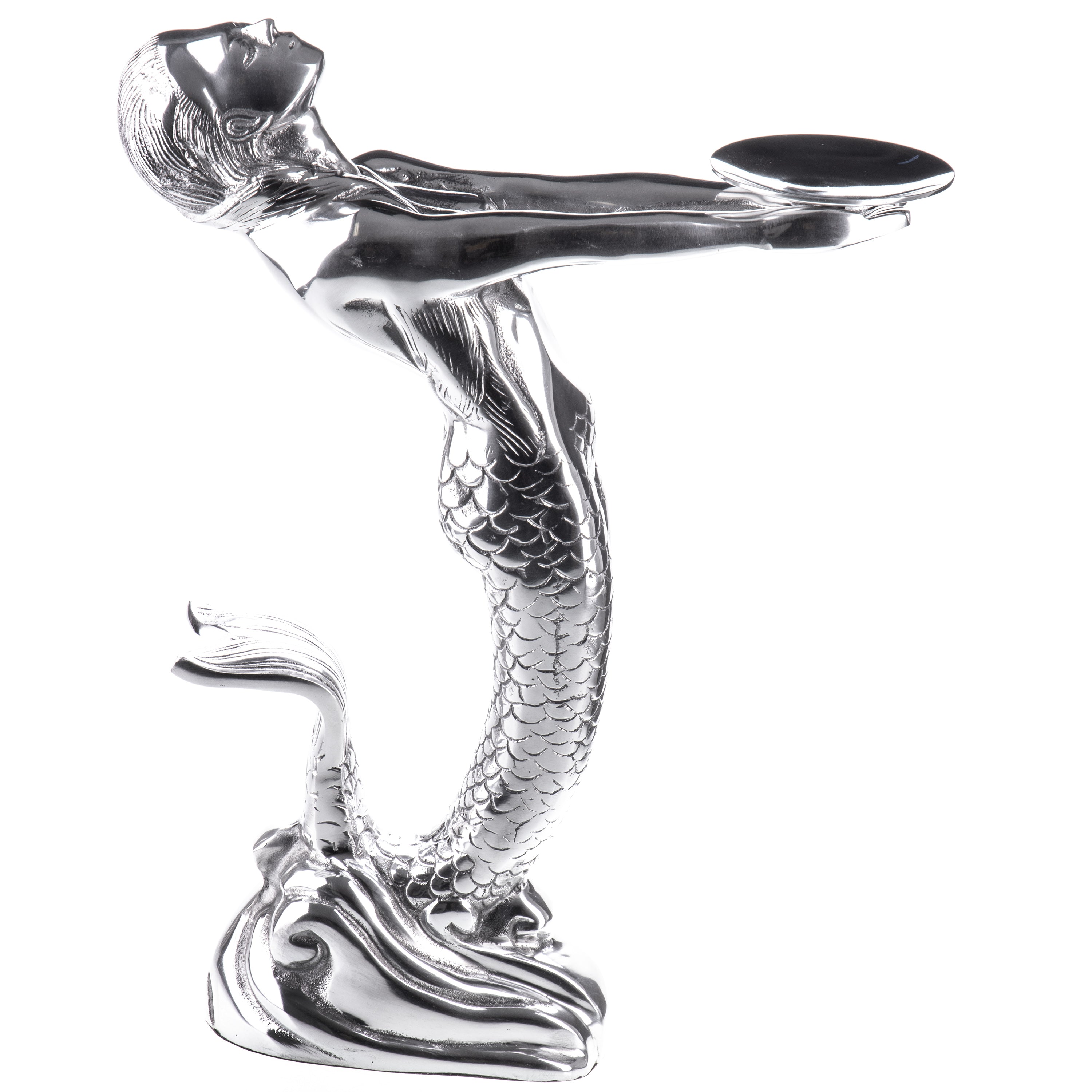 Aluminium Mermaid Wall Sculpture
