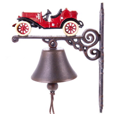Cast iron bell vintage car | Handcrafted Cast Iron Decor