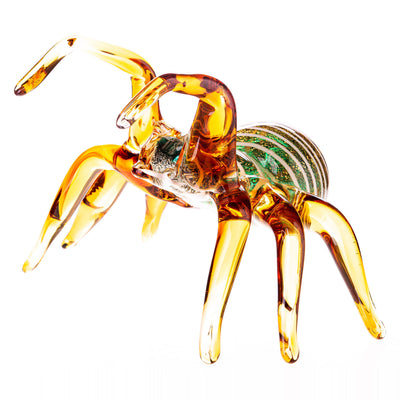 Murano style glass spider | Handcrafted Glass Decor | Unique Home
