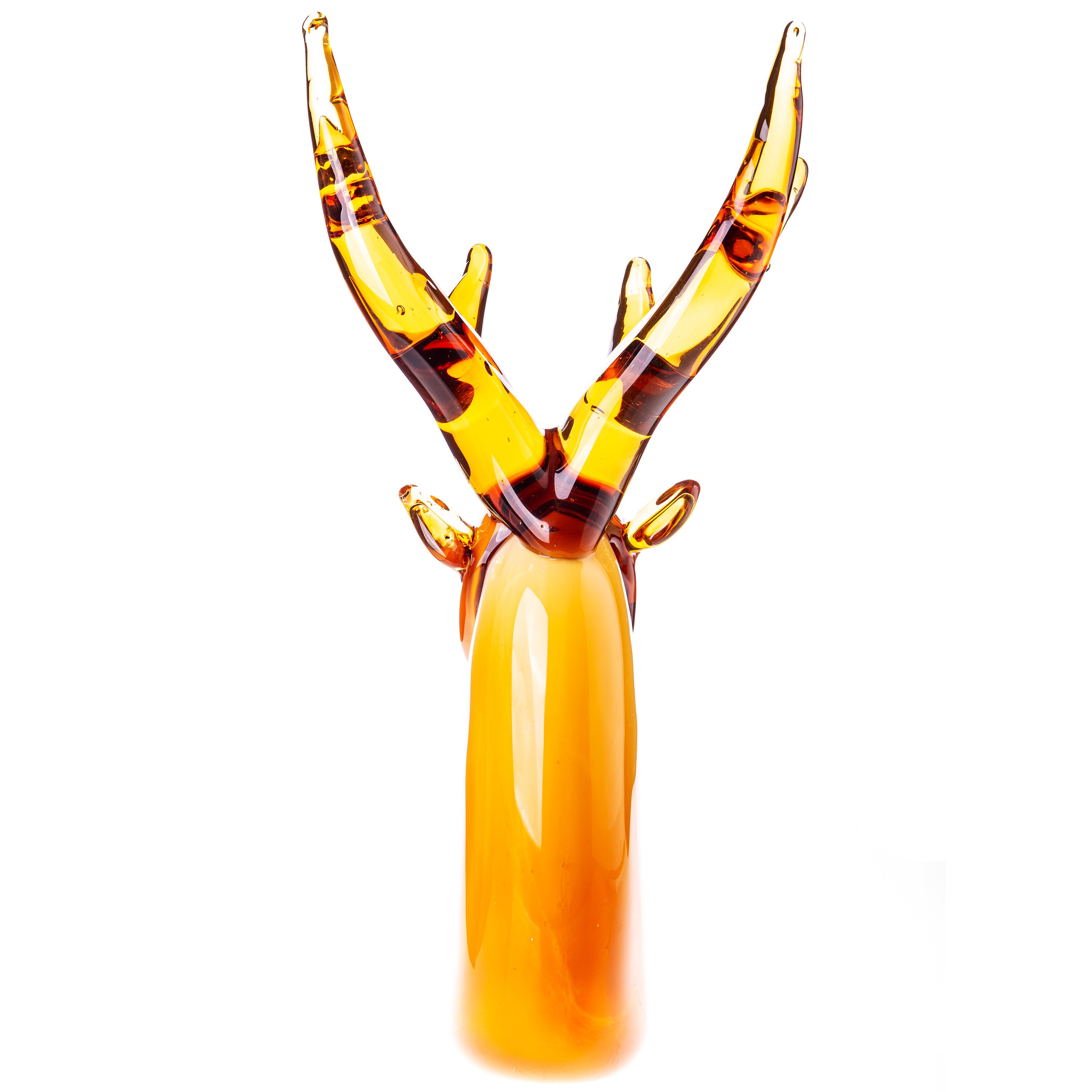 Murano Style Glass Deer Sculpture – Large