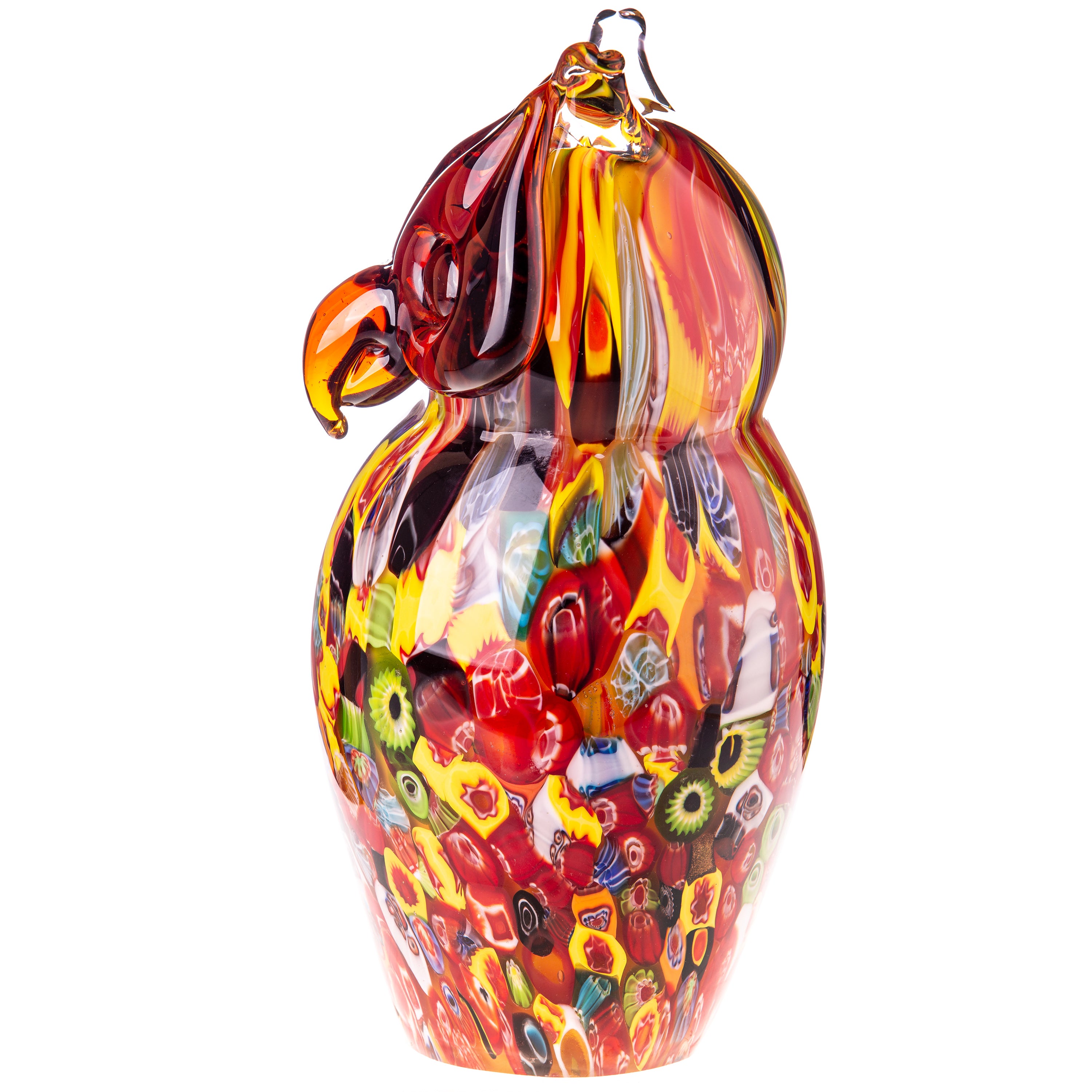 Murano Style Glass Owl Sculpture