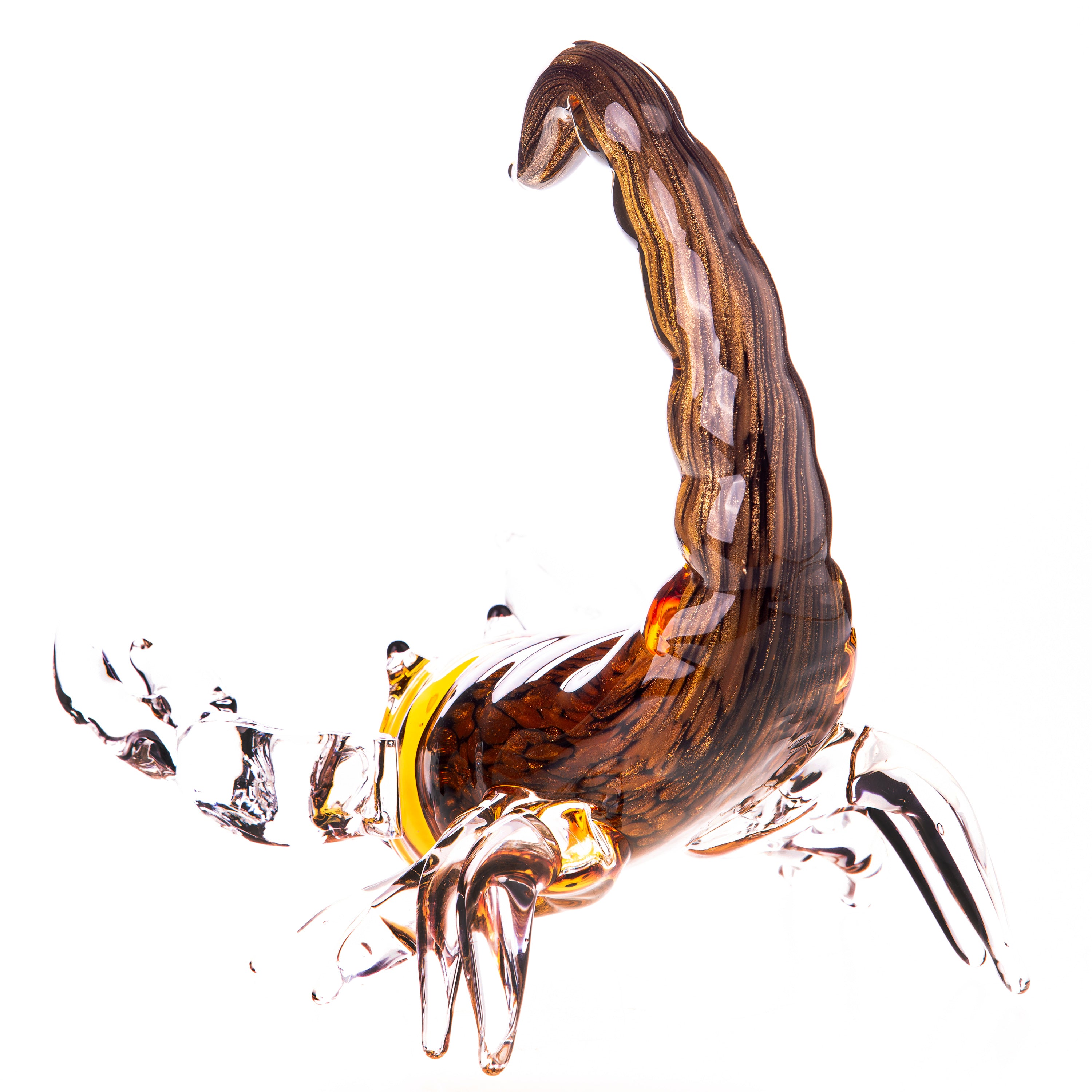 Murano Style Glass Scorpion Figurine