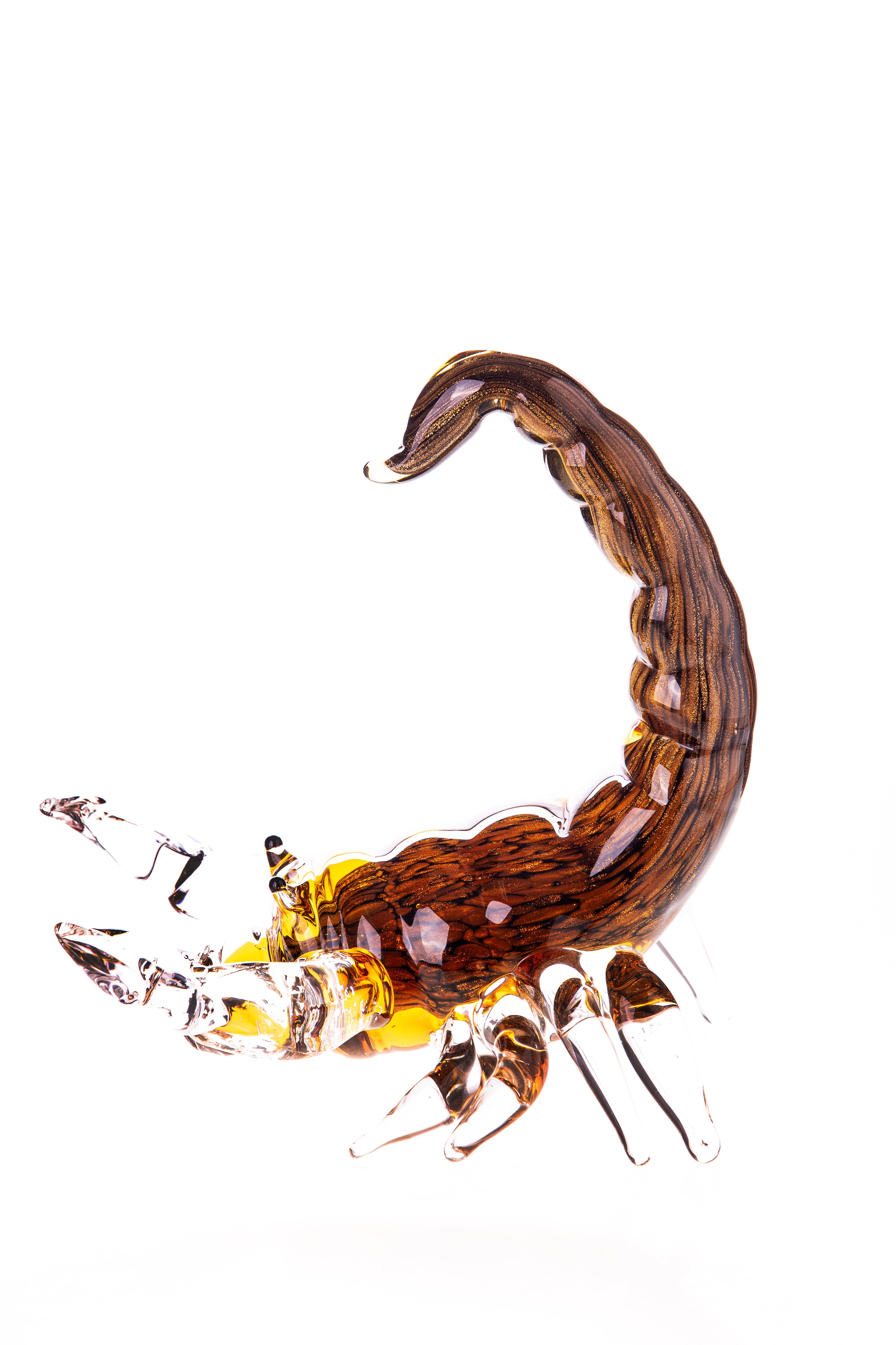 Murano Style Glass Scorpion Figurine