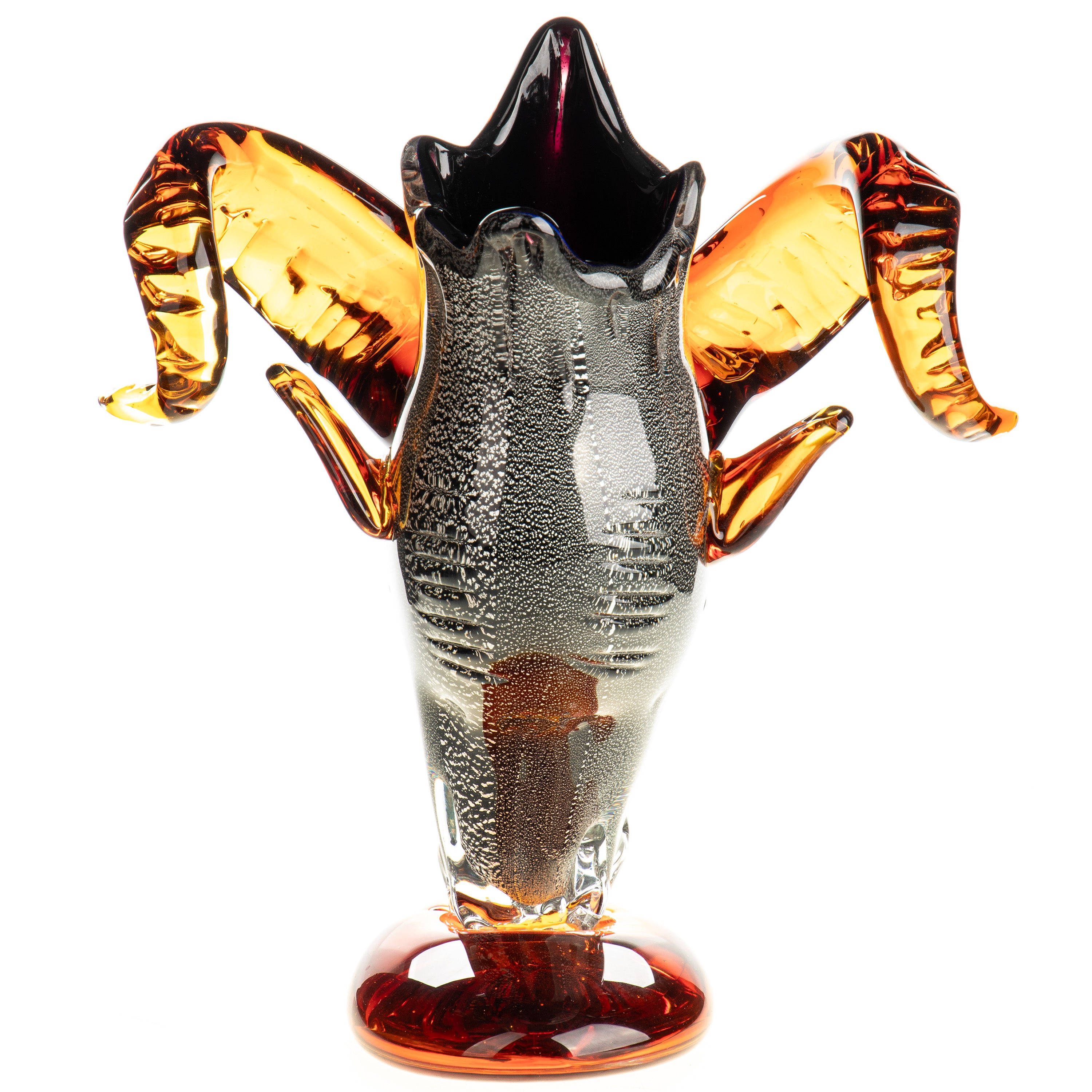 Murano Style Glass Vase – Capricorn Ibex Design