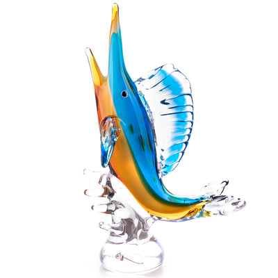 Murano style glass fish | Handcrafted Glass Decor | Unique Home Accent