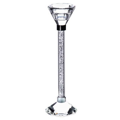 Crystal candlestick | Handcrafted Glass Decor | Unique Home Accent