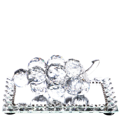 Crystal grapes | Handcrafted Glass Decor | Unique Home Accent