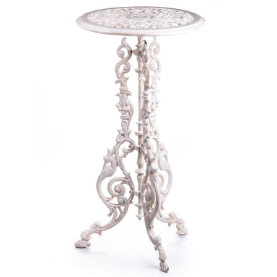 Cast iron side table | Handcrafted Cast Iron Decor | Unique Home