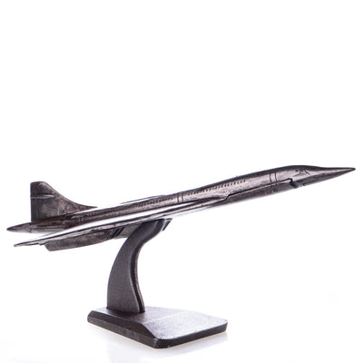 Cast iron aircraft model Concorde | Handcrafted Cast Iron Decor